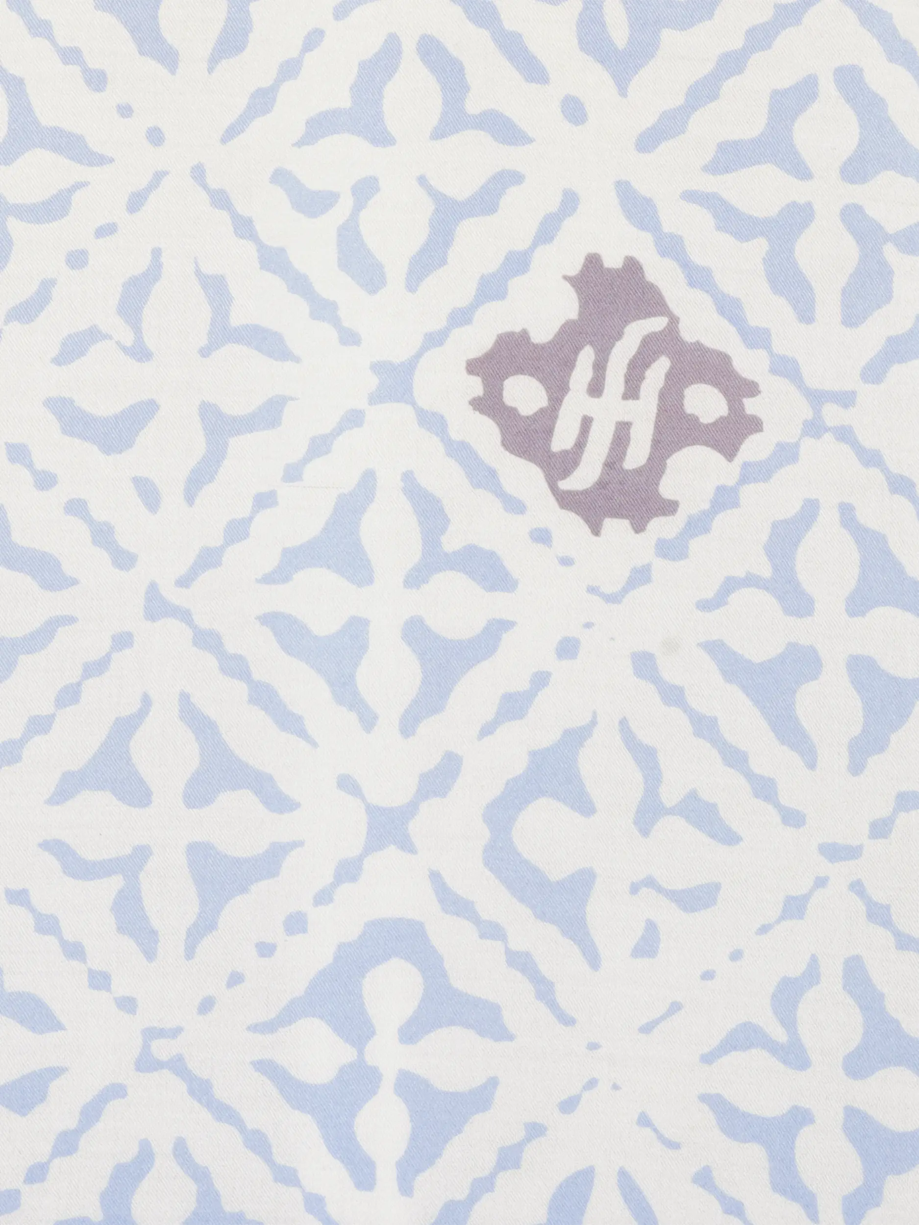 Gemustertes Tuch 'Eyes of Marrakesh' aus Seide - Artikel weitere Detailansicht 1 - Farbe: Creme