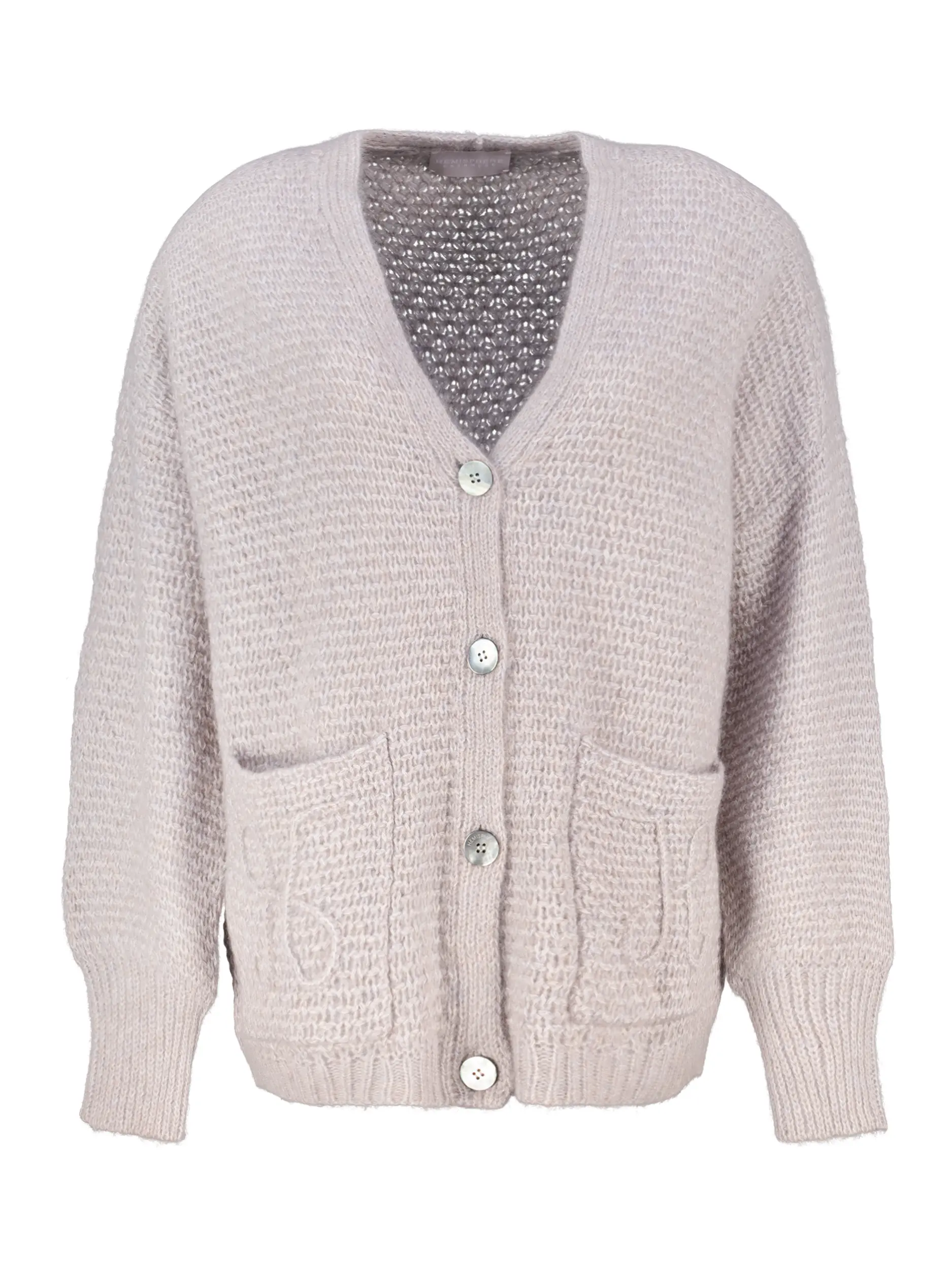 Strickjacke aus Kaschmir - Artikel Vorderseite - Farbe: Braun