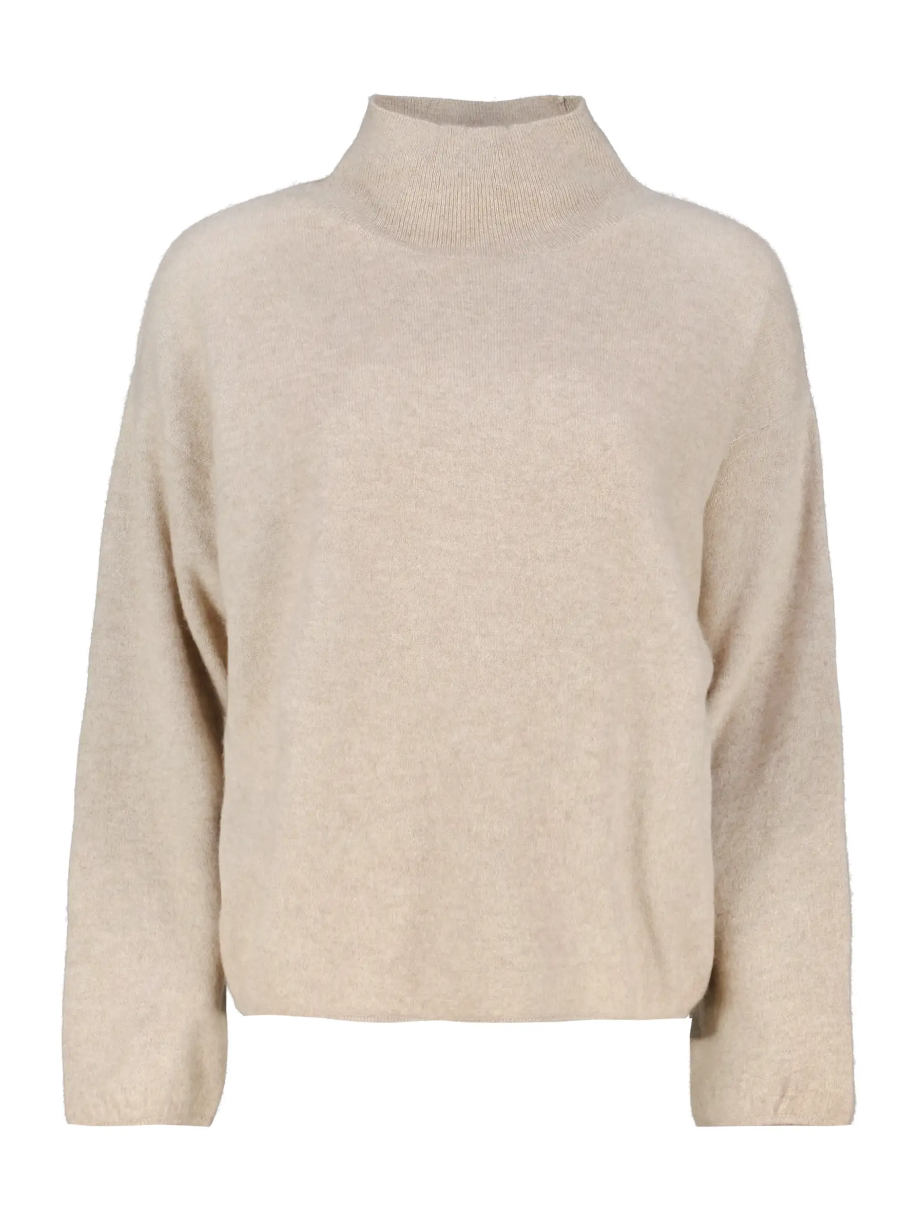 Pullover aus Kaschmir langarm - Artikel Vorderseite - Farbe: Beige