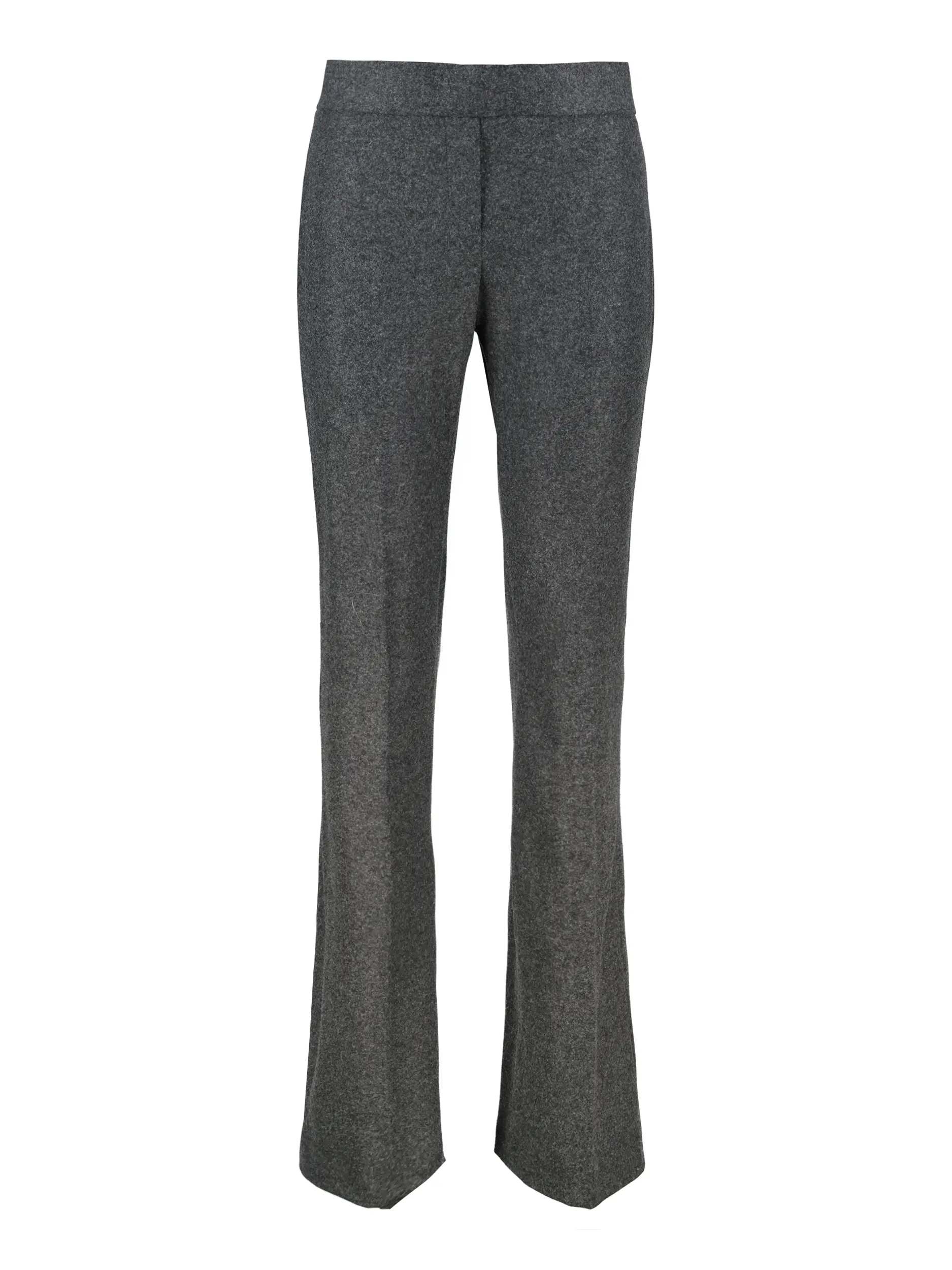 Bundfaltenhose aus Woll-Mix - Artikel Vorderseite - Farbe: Grau