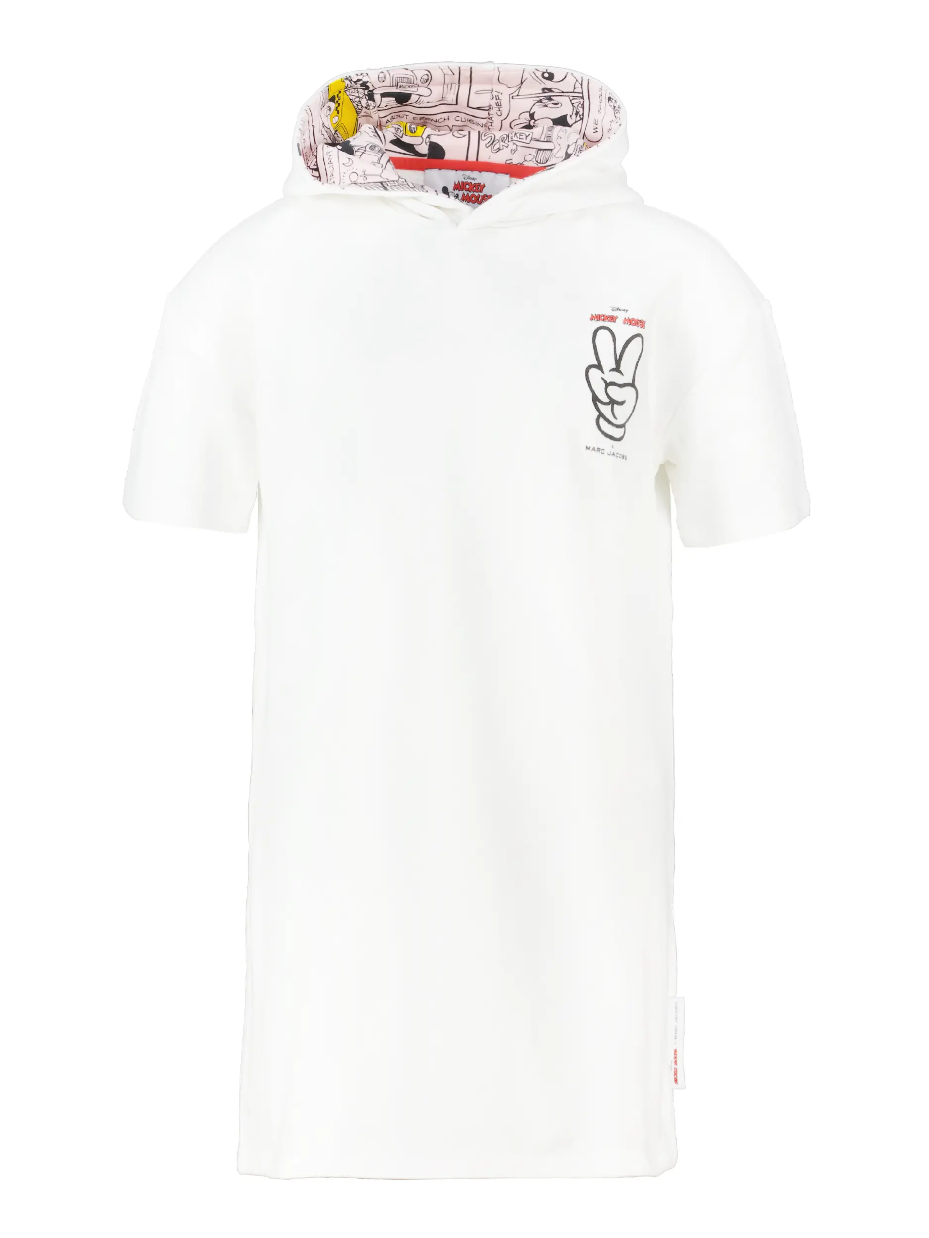Mädchen Sweatkleid - Artikel Vorderseite - Farbe: Creme