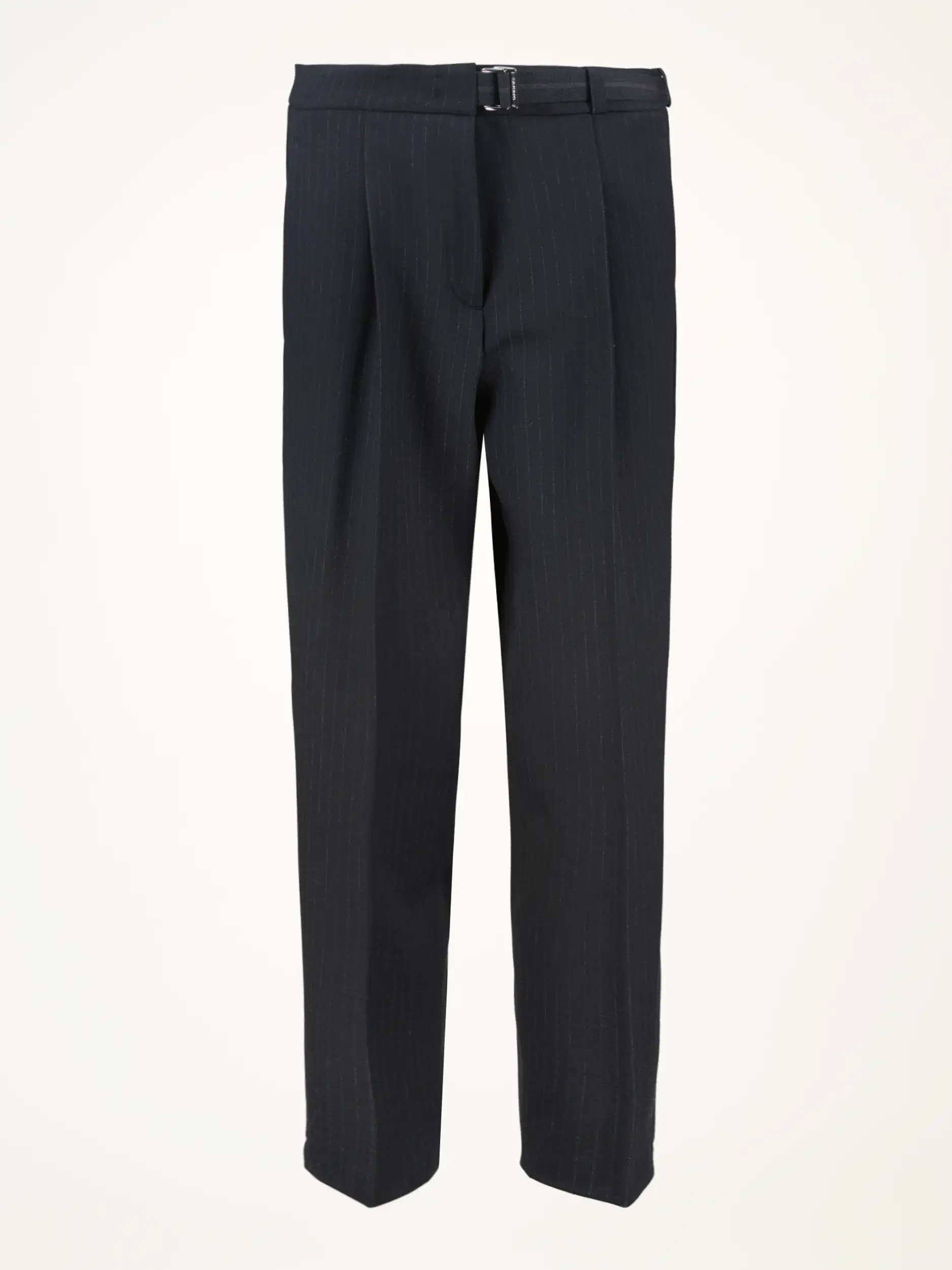 Gestreifte Bundfaltenhose 'Elaine pleat' - Artikelansicht - Farbe: Blau Gestreifte Bundfaltenhose 'Elaine pleat' - Artikelansicht - Farbe: Blau