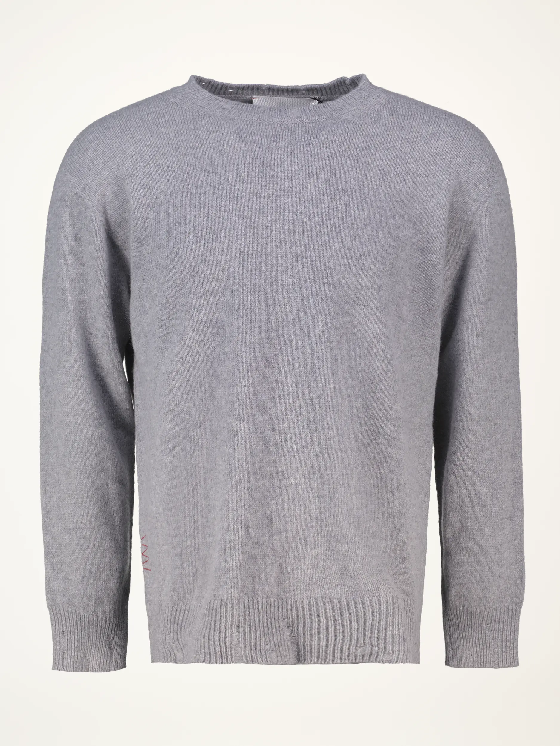 Pullover aus Kaschmir-Woll-Mix langarm - Artikelansicht - Farbe: Grau