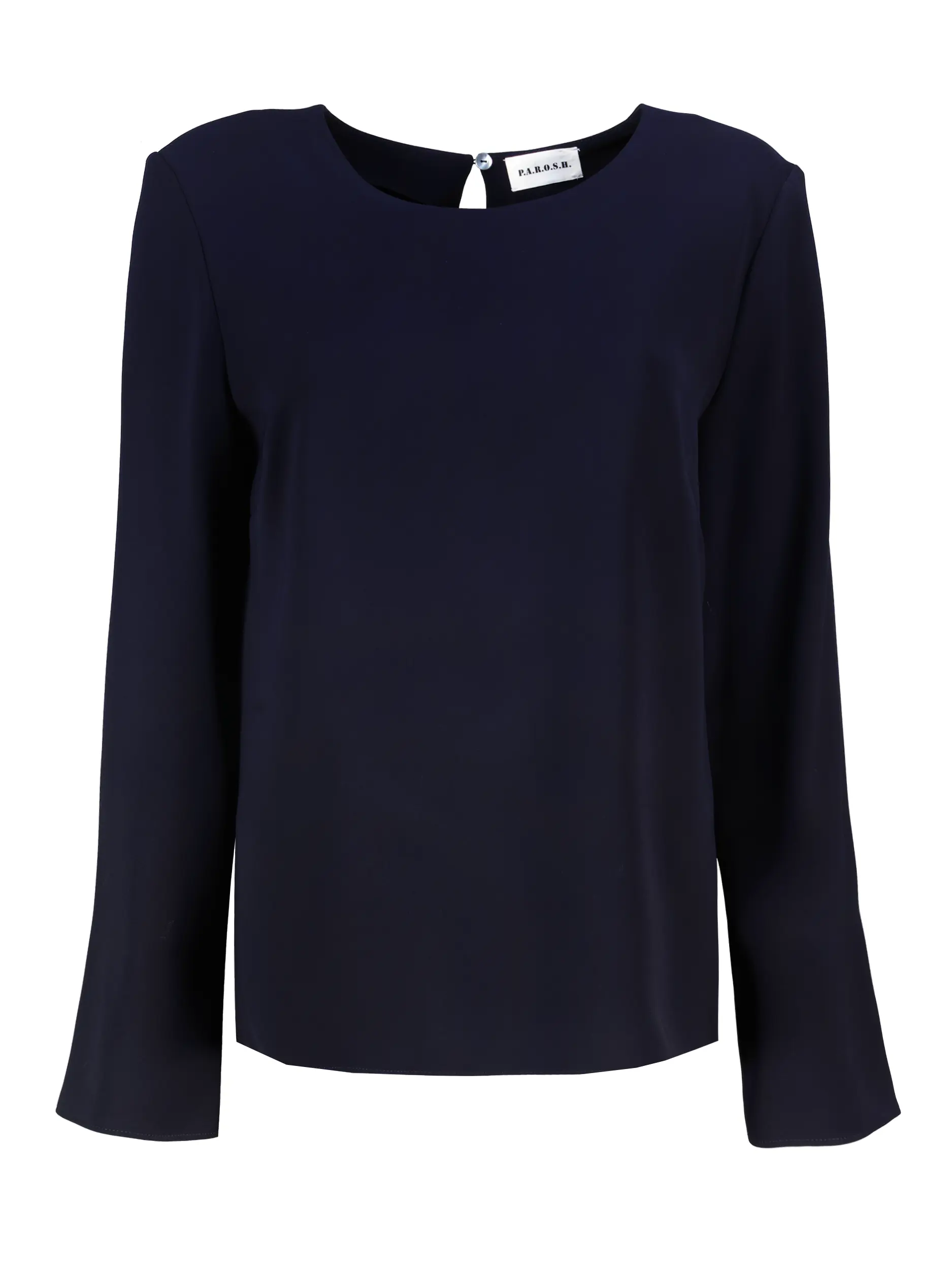 Bluse langarm - Artikel Vorderseite - Farbe: Blau