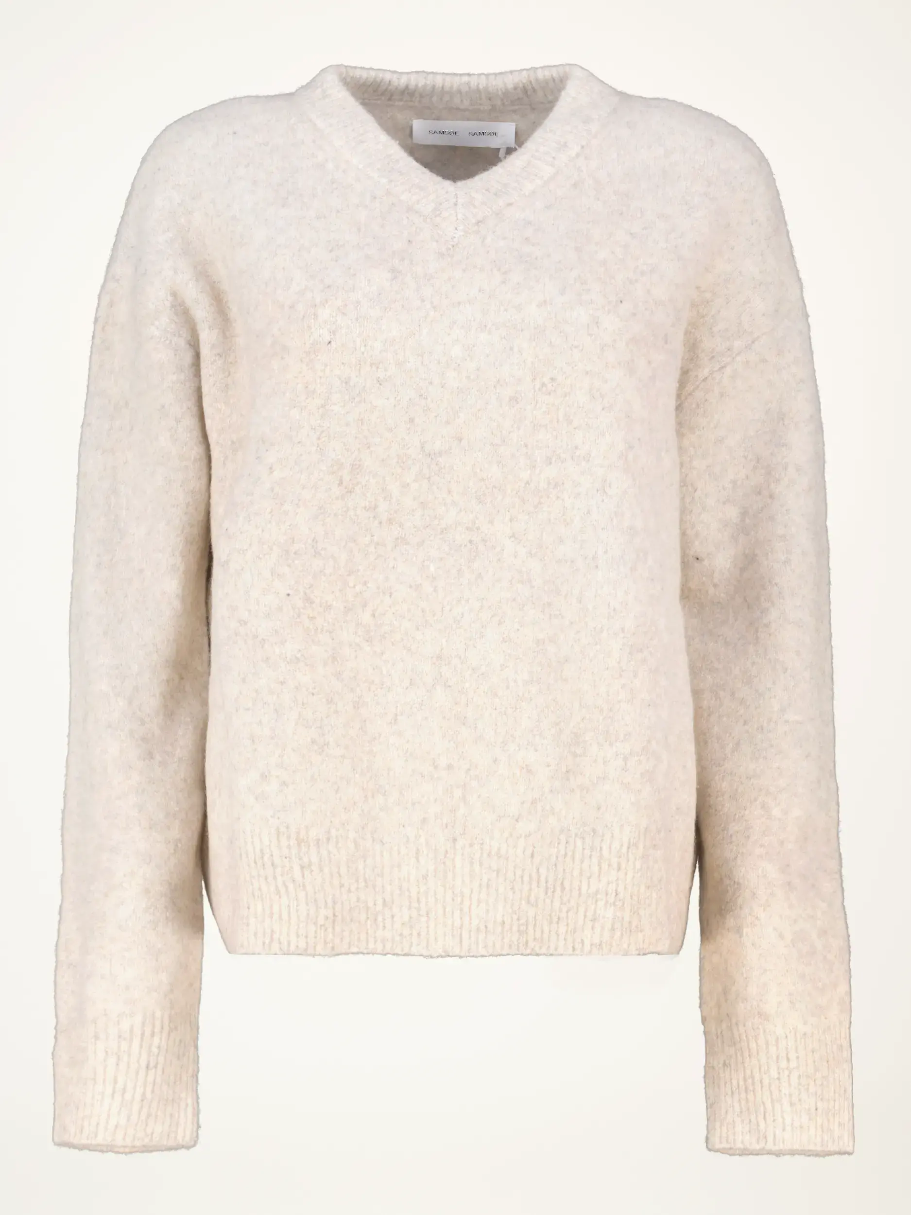 Pullover 'Samelody' aus Wolle langarm - Artikelansicht - Farbe: Grau