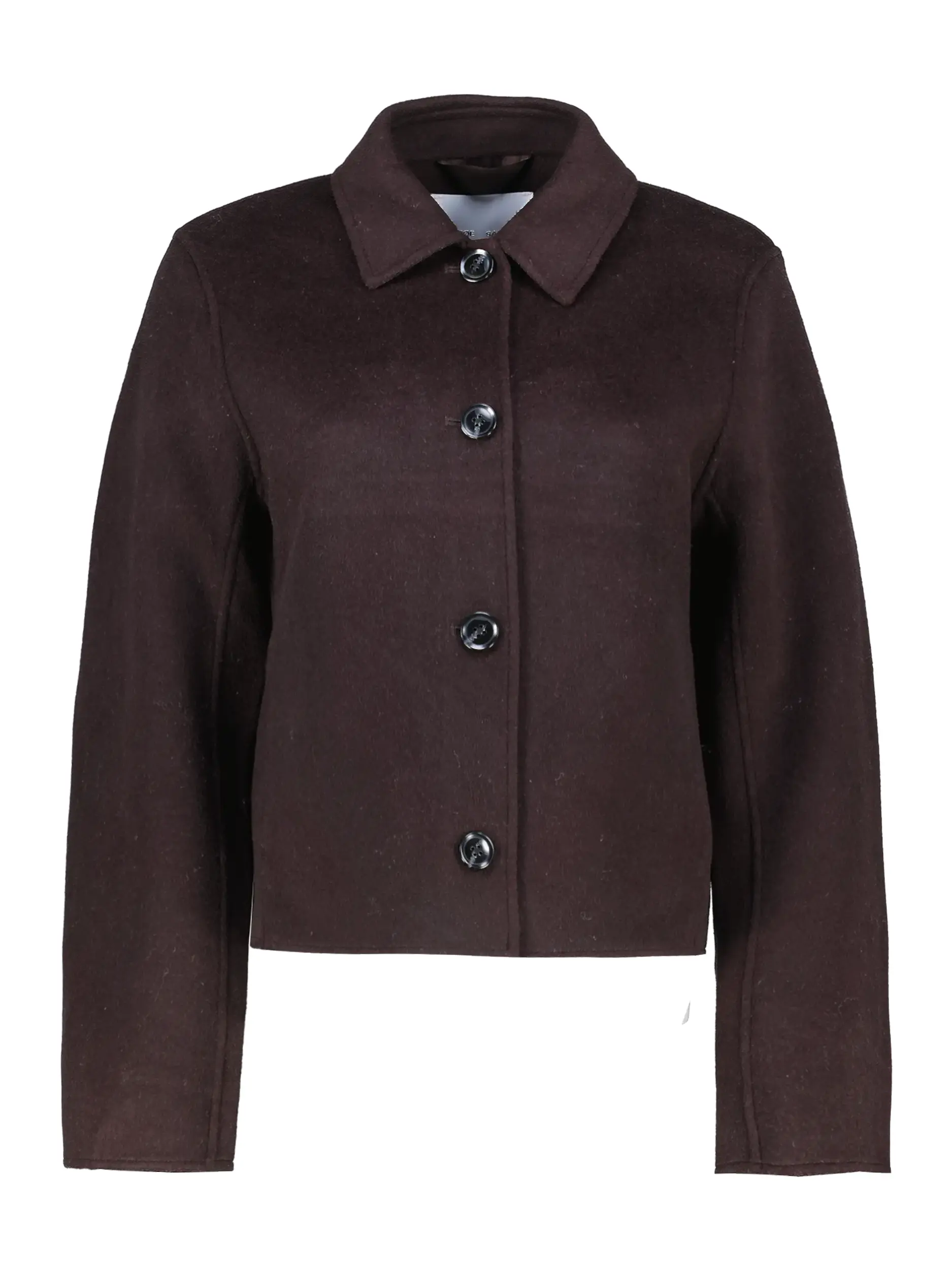 Wolljacke 'Saholly' - Artikel Vorderseite - Farbe: Braun