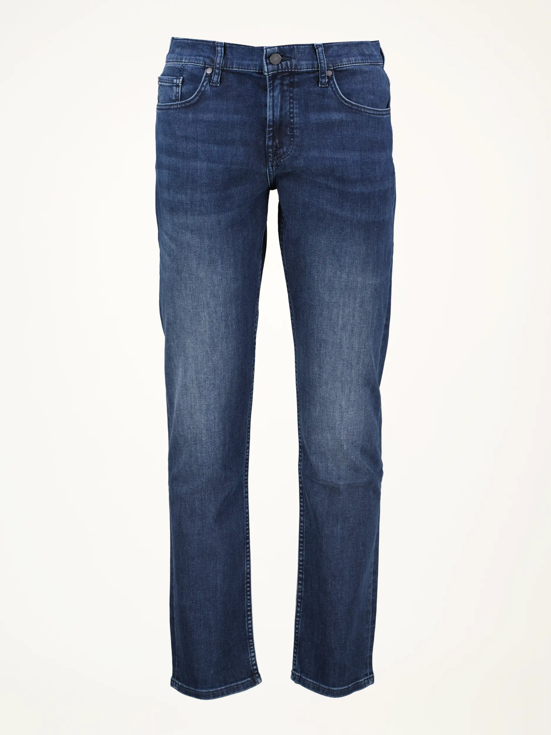 Mid Rise Slim Fit Jeans - Artikelansicht - Farbe: Blau