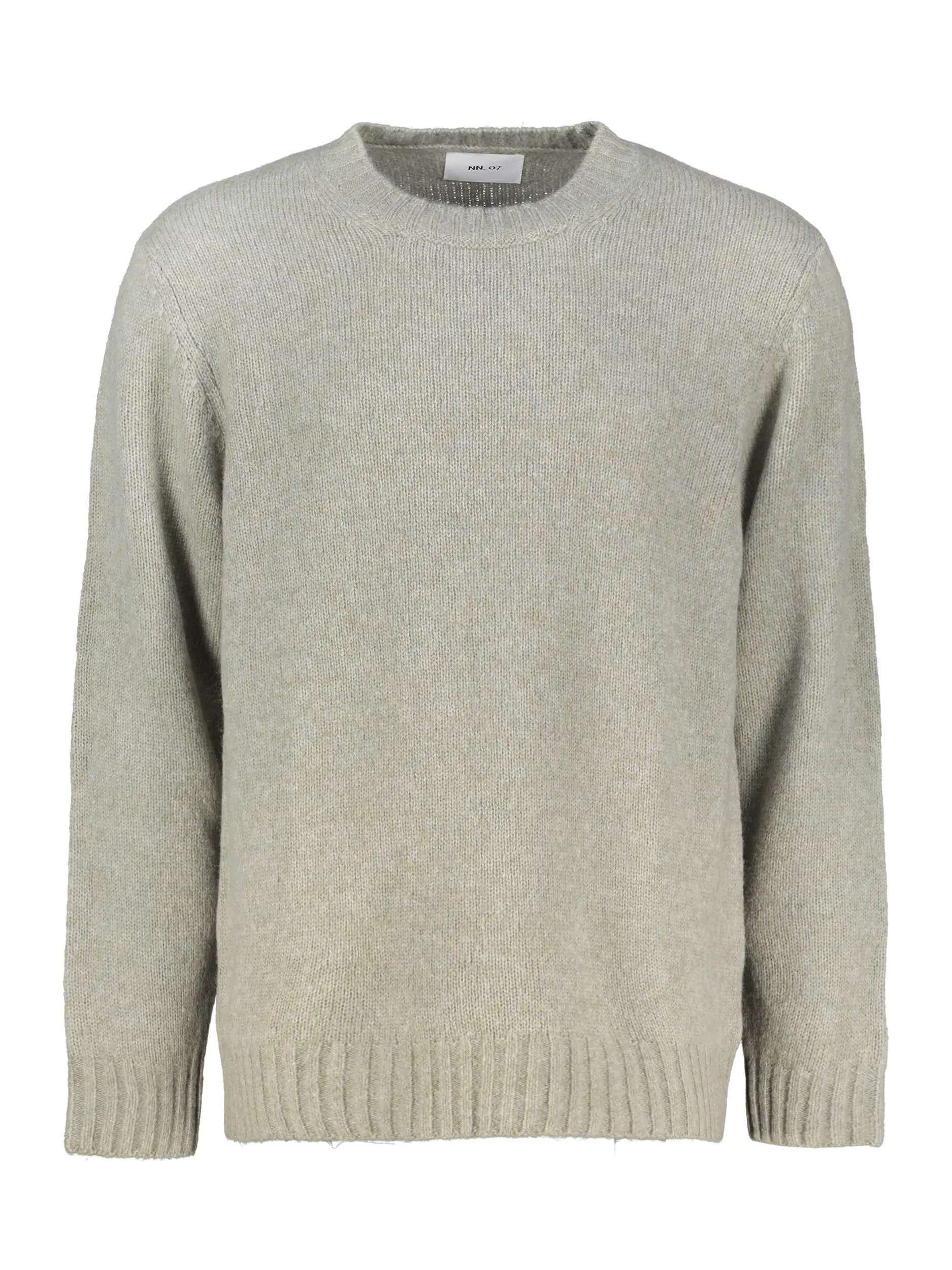 Pullover 'Lee' aus Merinowoll-Mix langarm - Artikel Vorderseite - Farbe: Grün