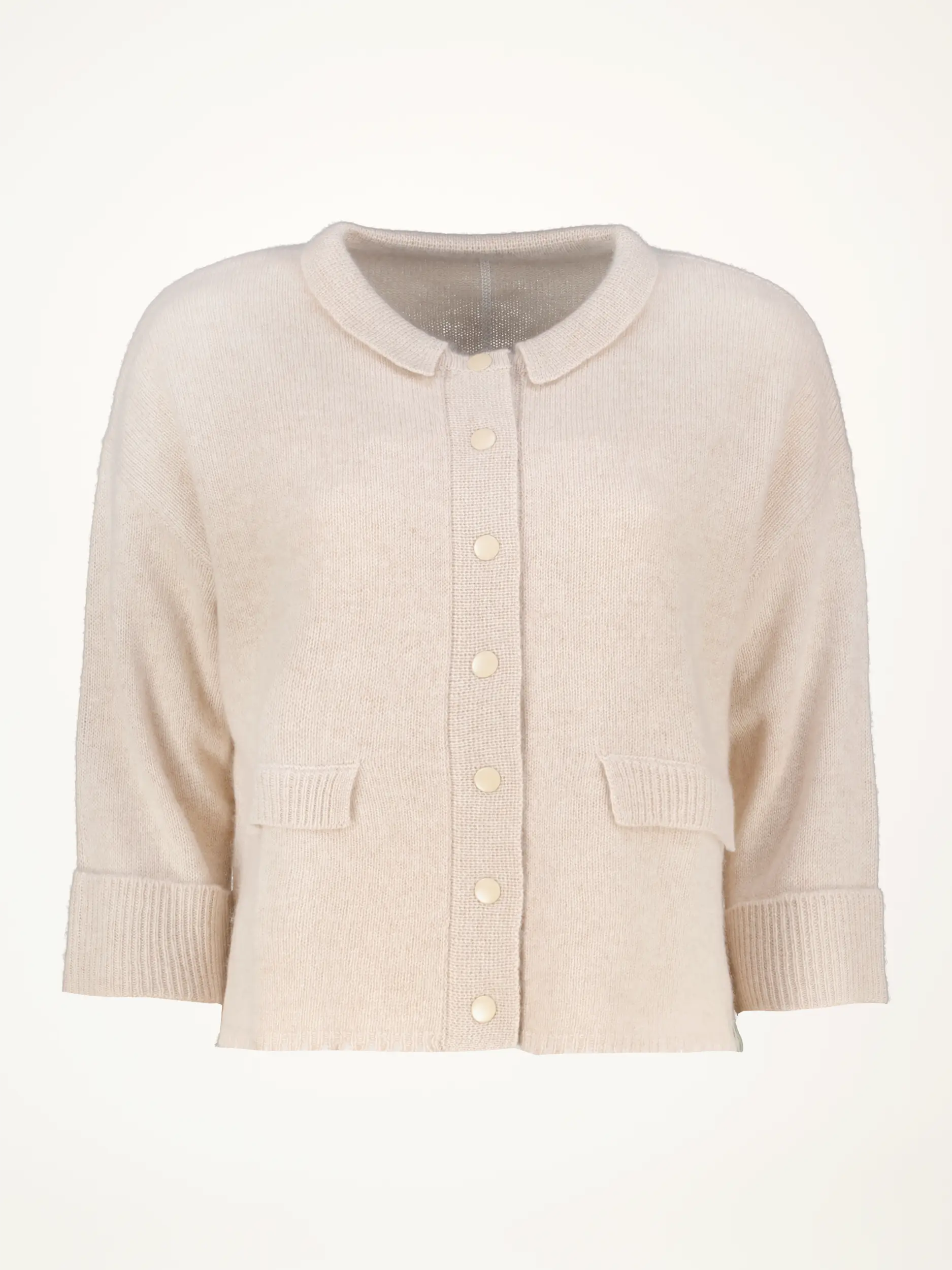 Strickjacke aus Kaschmir Mix - Artikelansicht - Farbe: Braun