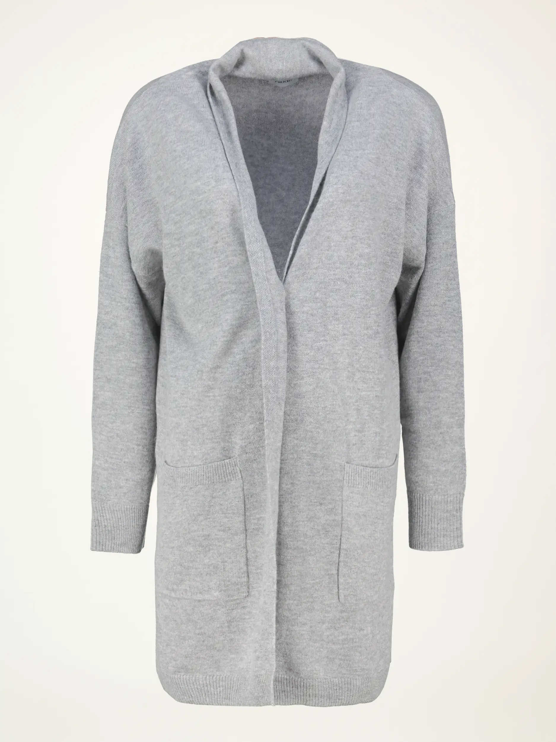 Strickjacke aus Wolle - Artikelansicht - Farbe: Grau Strickjacke aus Wolle - Artikelansicht - Farbe: Grau