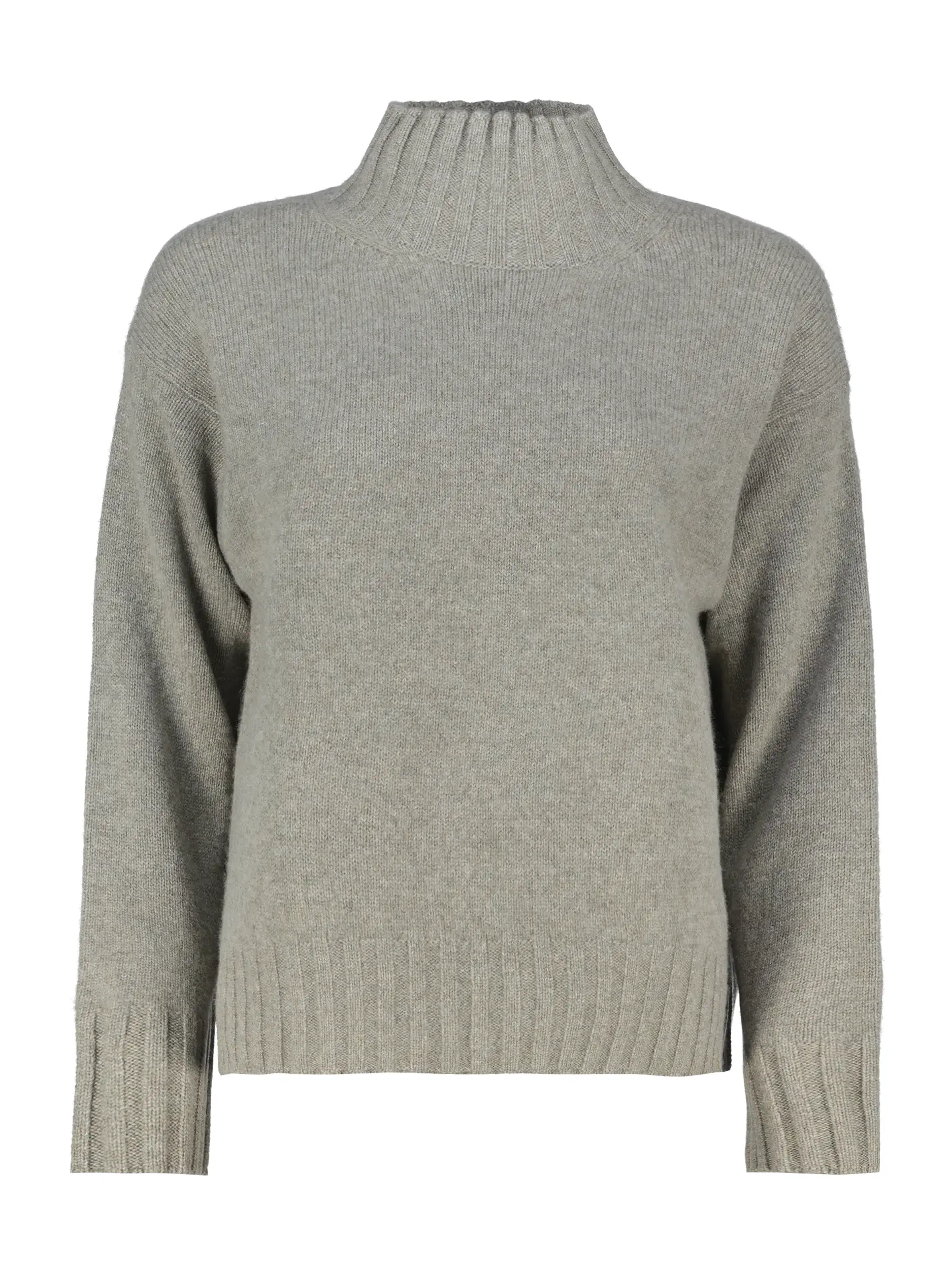 Pullover aus Kaschmir langarm - Artikel Vorderseite - Farbe: Grün