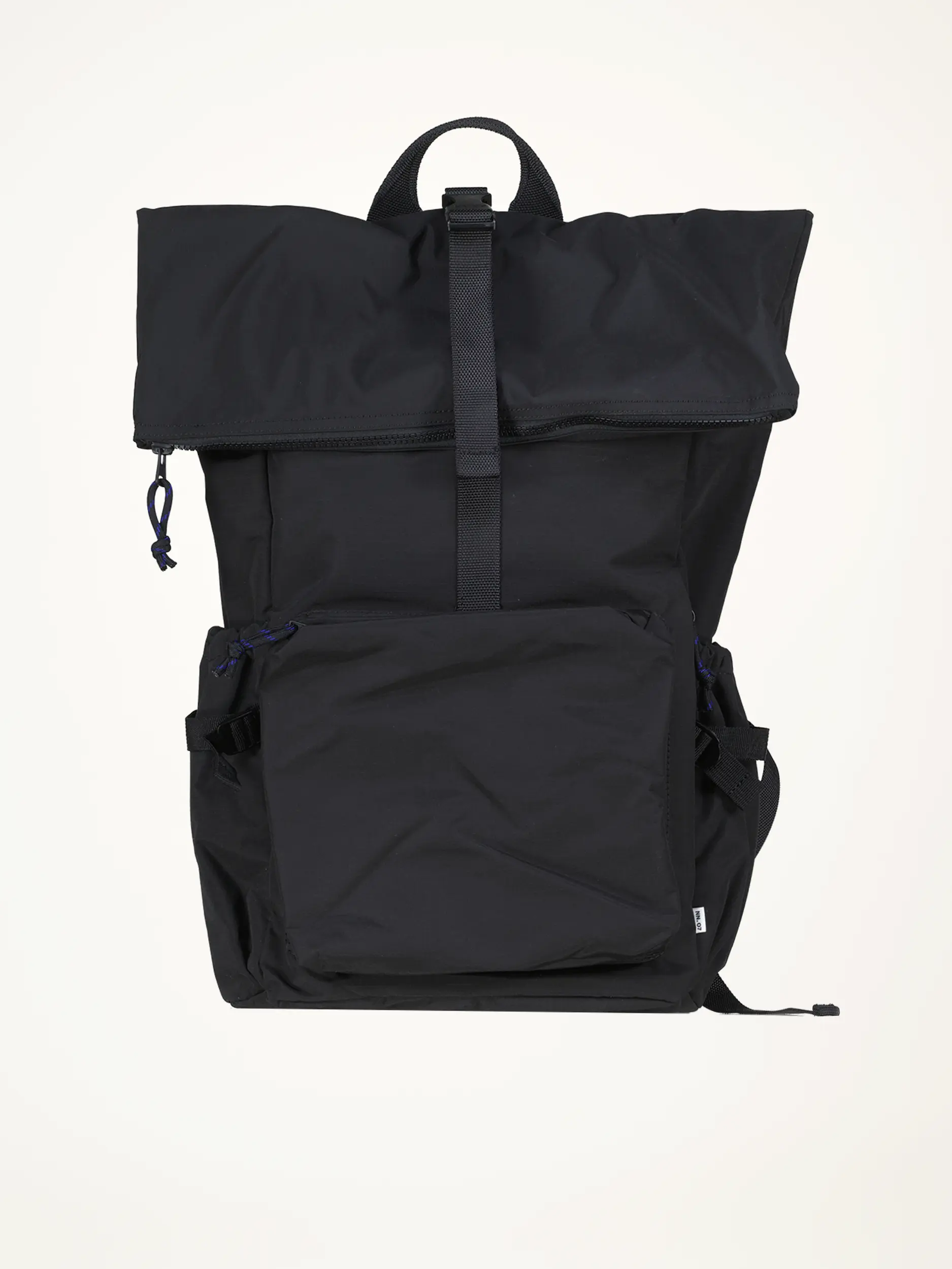 Wasserabweisender Rucksack 'Roll Top' - Artikelansicht - Farbe: Schwarz