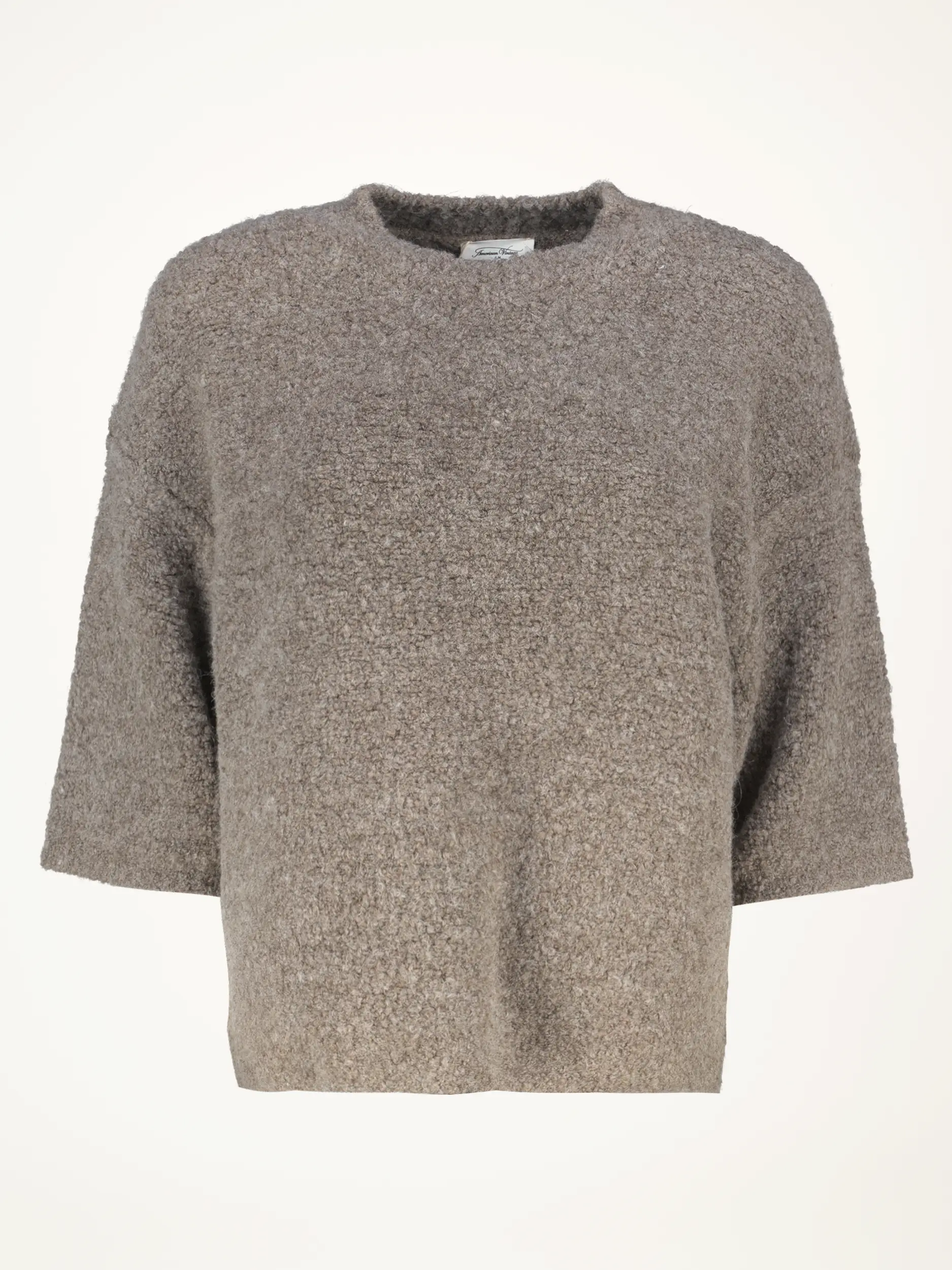 Pullover aus Woll-Mix 3/4 Arm - Artikelansicht - Farbe: Braun Pullover aus Woll-Mix 3/4 Arm - Artikelansicht - Farbe: Braun