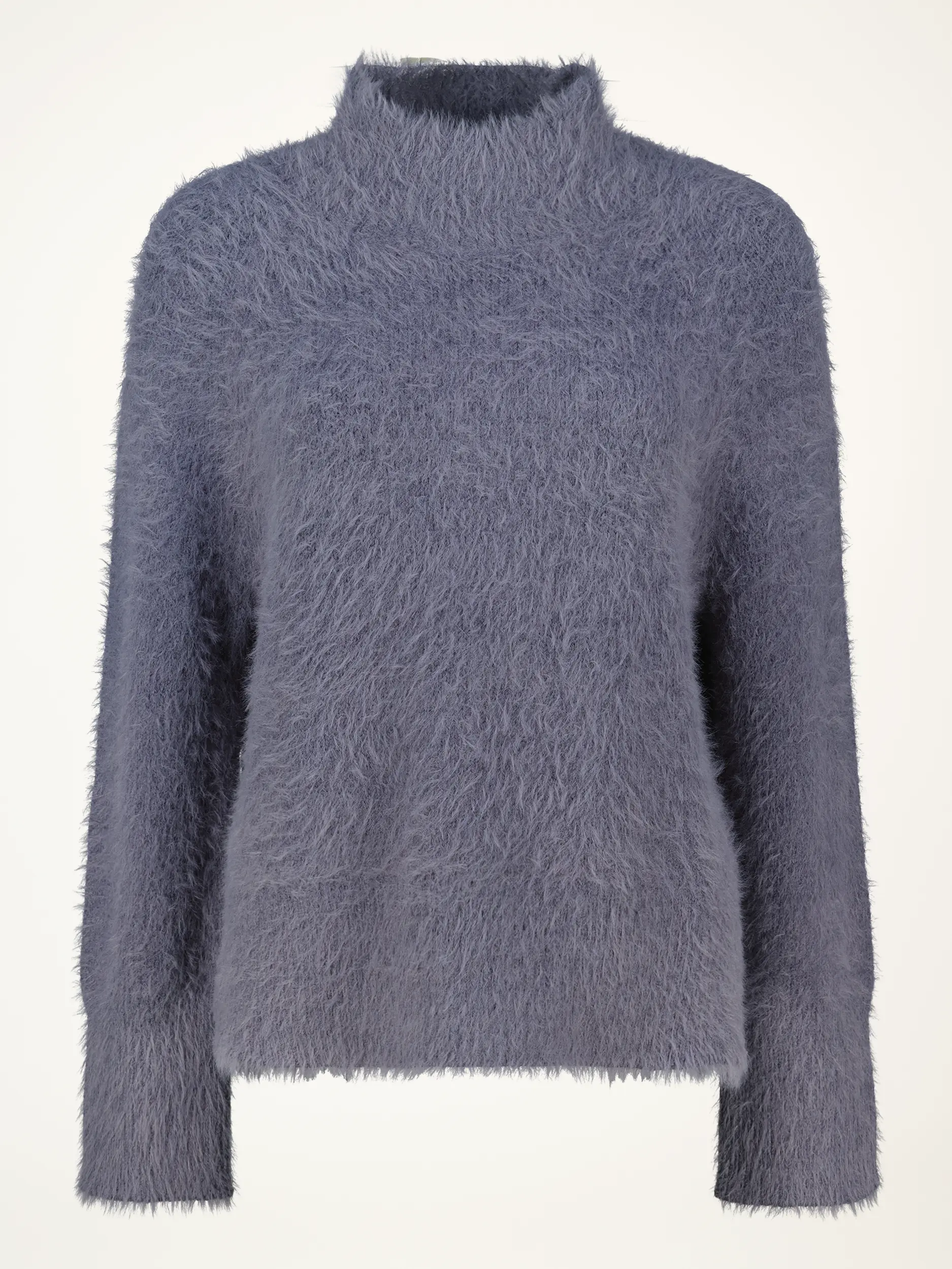 Pullover aus Wolle langarm - Artikelansicht - Farbe: Grau