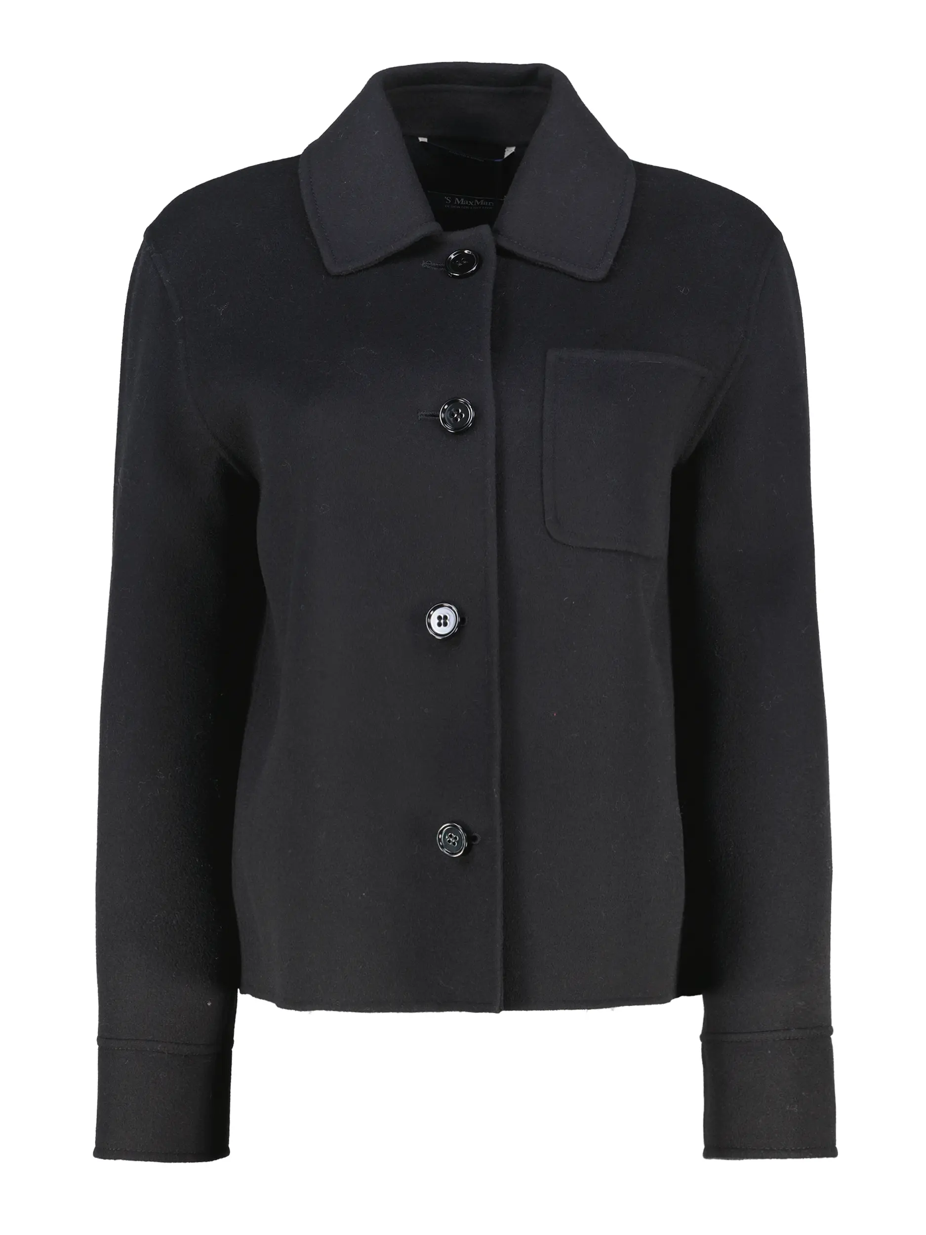 Wolljacke 'Winter' - Artikel Vorderseite - Farbe: Schwarz