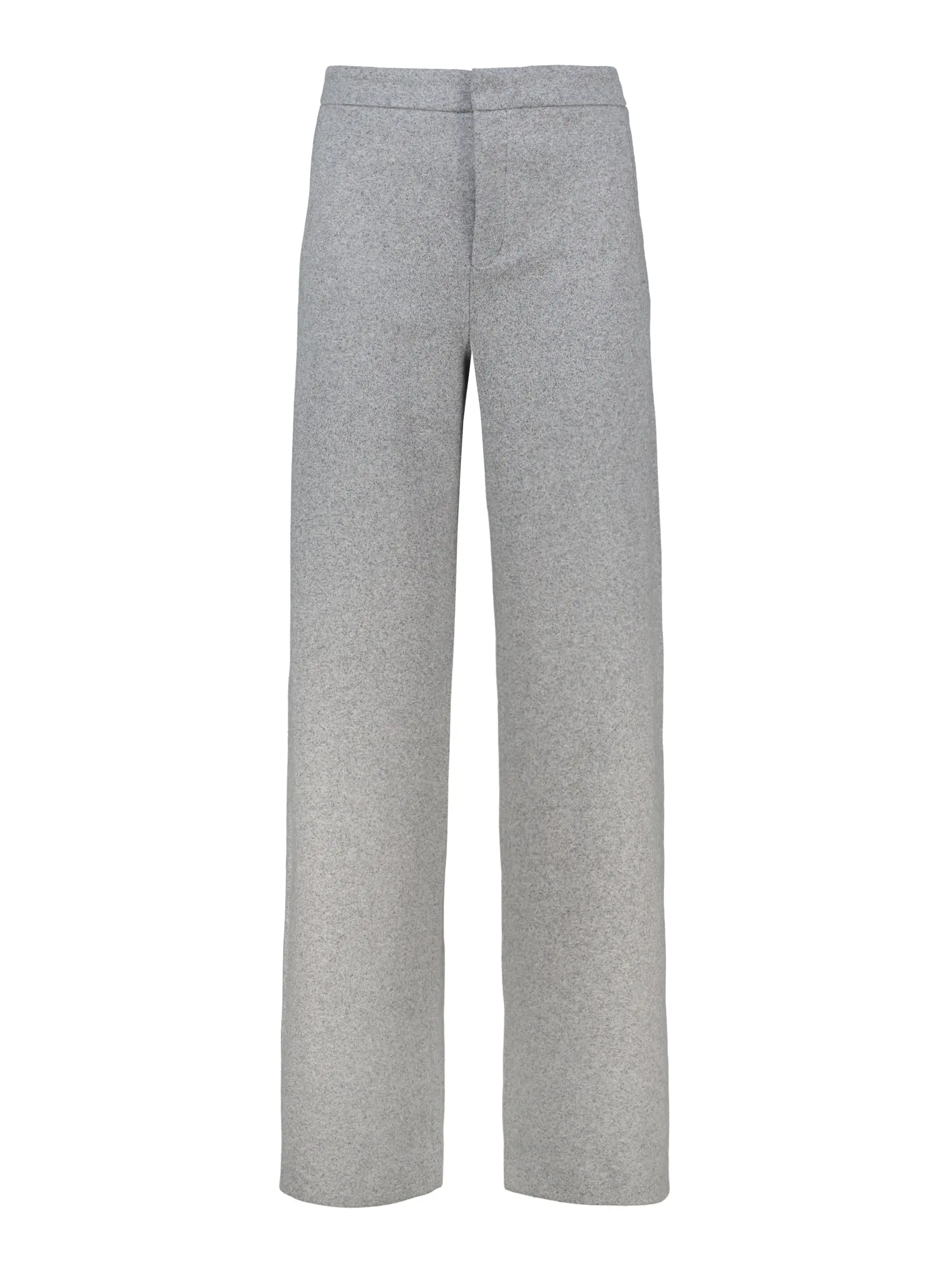 High Rise Wide Leg Hose 'Fae' - Artikel Vorderseite - Farbe: Grau