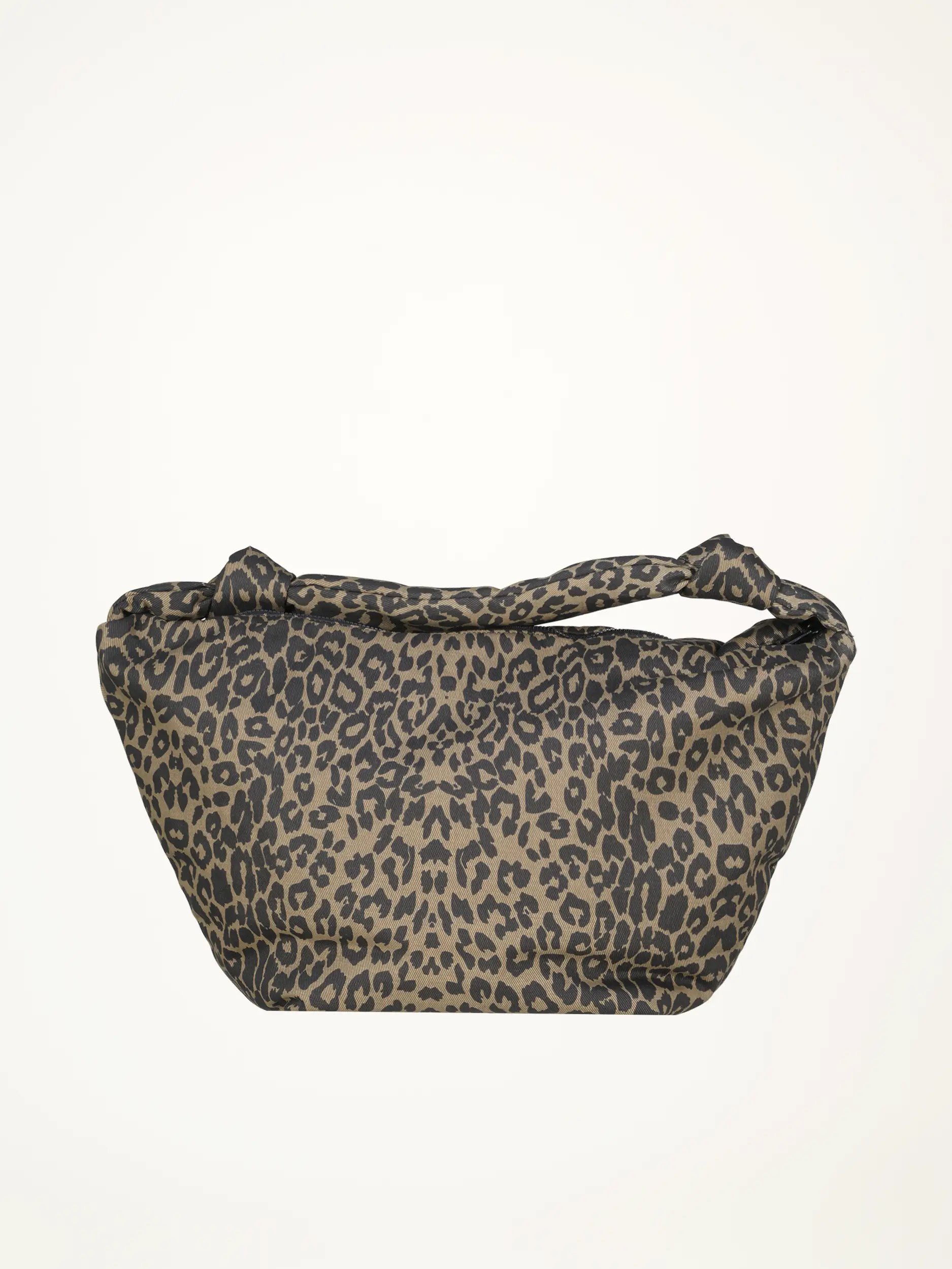 Tasche mit Leoprint - Artikel Rückseite - Farbe: Braun