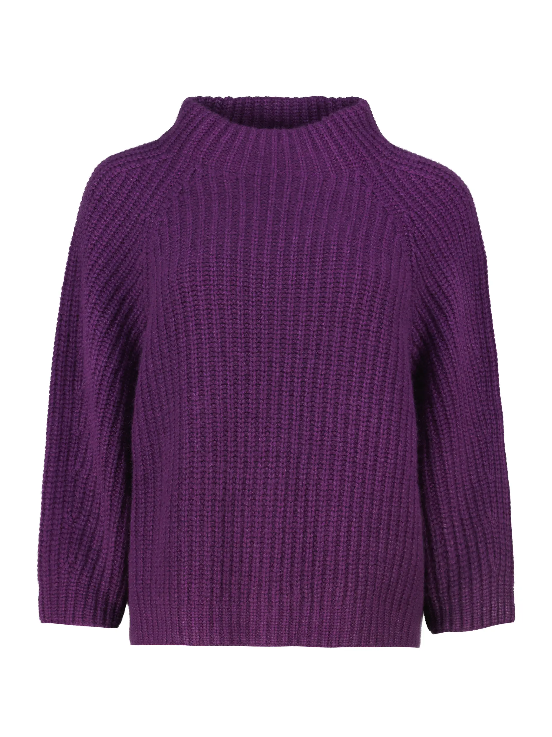 Pullover 'Fallou' aus Kaschmir langarm - Artikel Vorderseite - Farbe: Violett