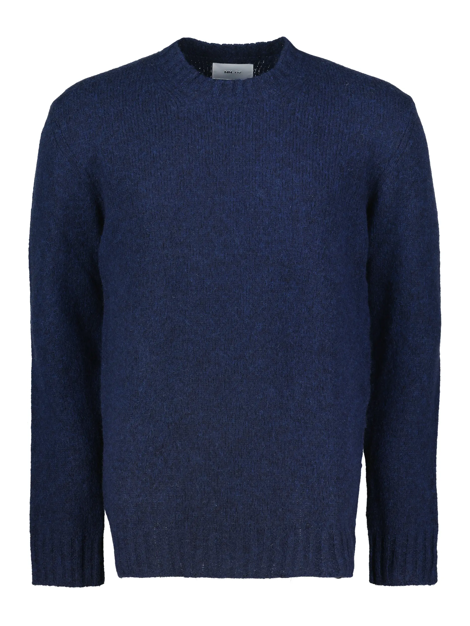 Pullover 'Lee' aus Merinowoll-Mix langarm - Artikel Vorderseite - Farbe: Blau