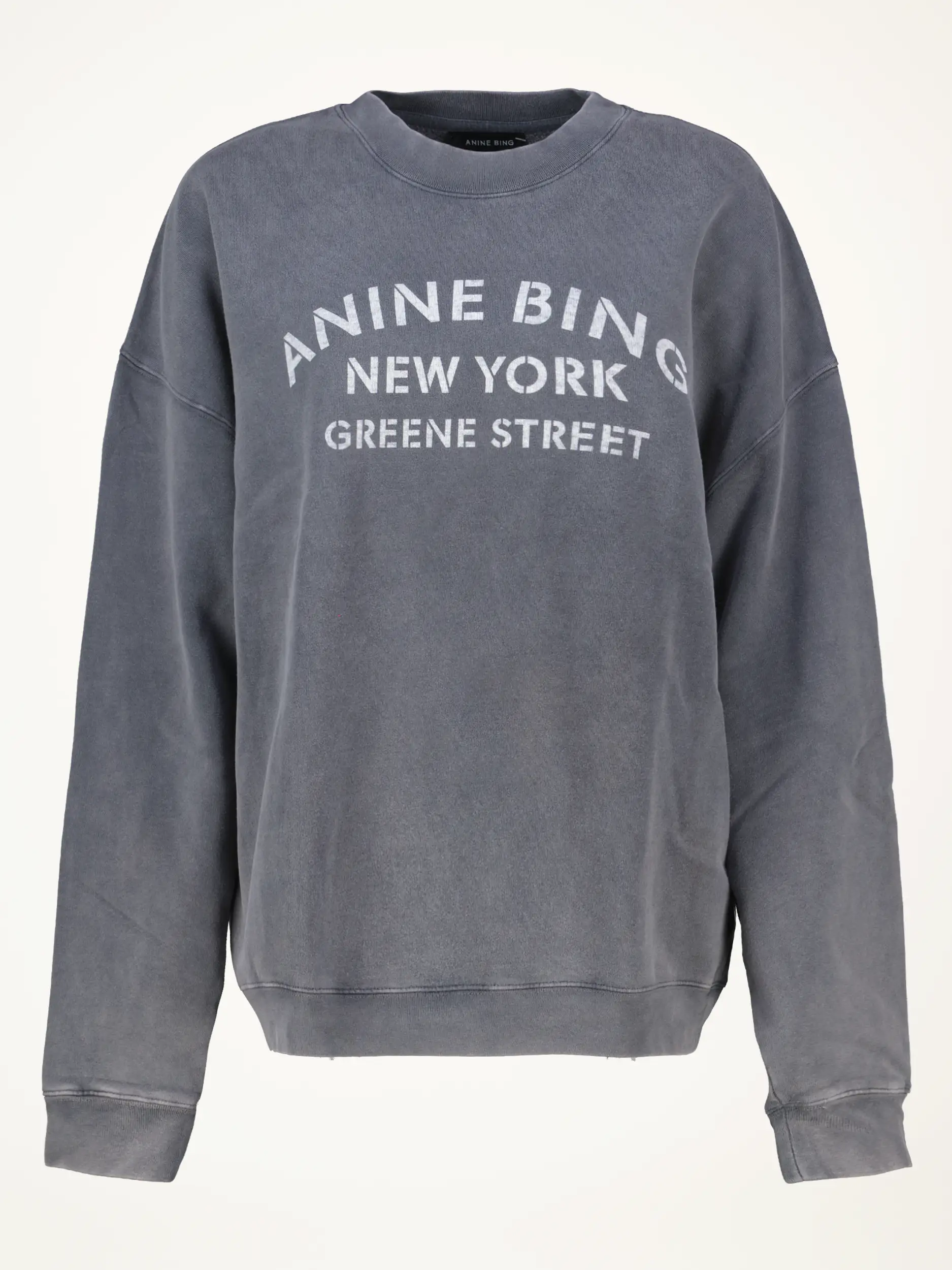 Sweatshirt 'Miles' mit Logo-Print - Artikelansicht - Farbe: Grau Sweatshirt 'Miles' mit Logo-Print - Artikelansicht - Farbe: Grau