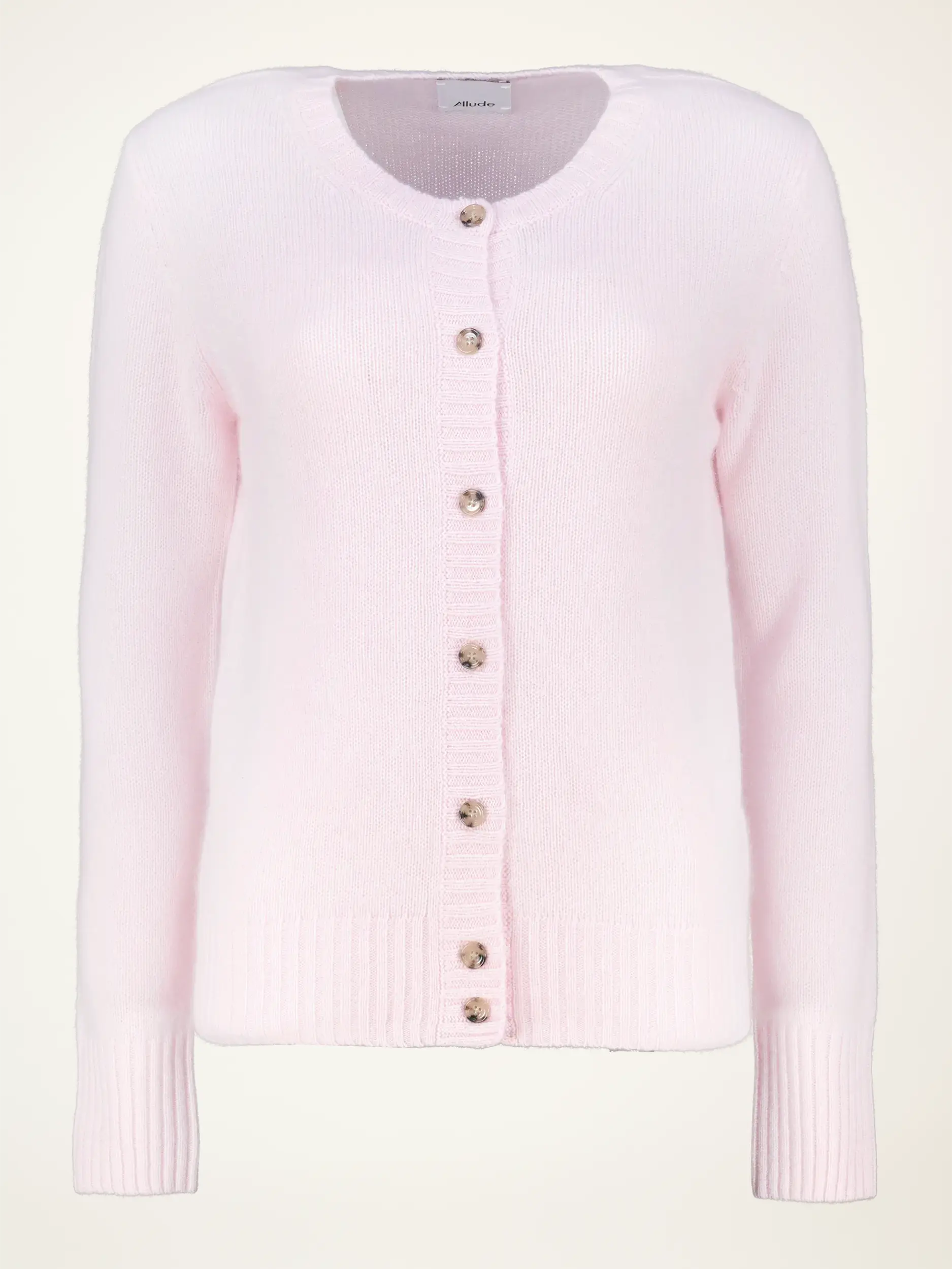 Strickjacke aus Kaschmir - Artikelansicht - Farbe: Rosa&Pink Strickjacke aus Kaschmir - Artikelansicht - Farbe: Rosa&Pink