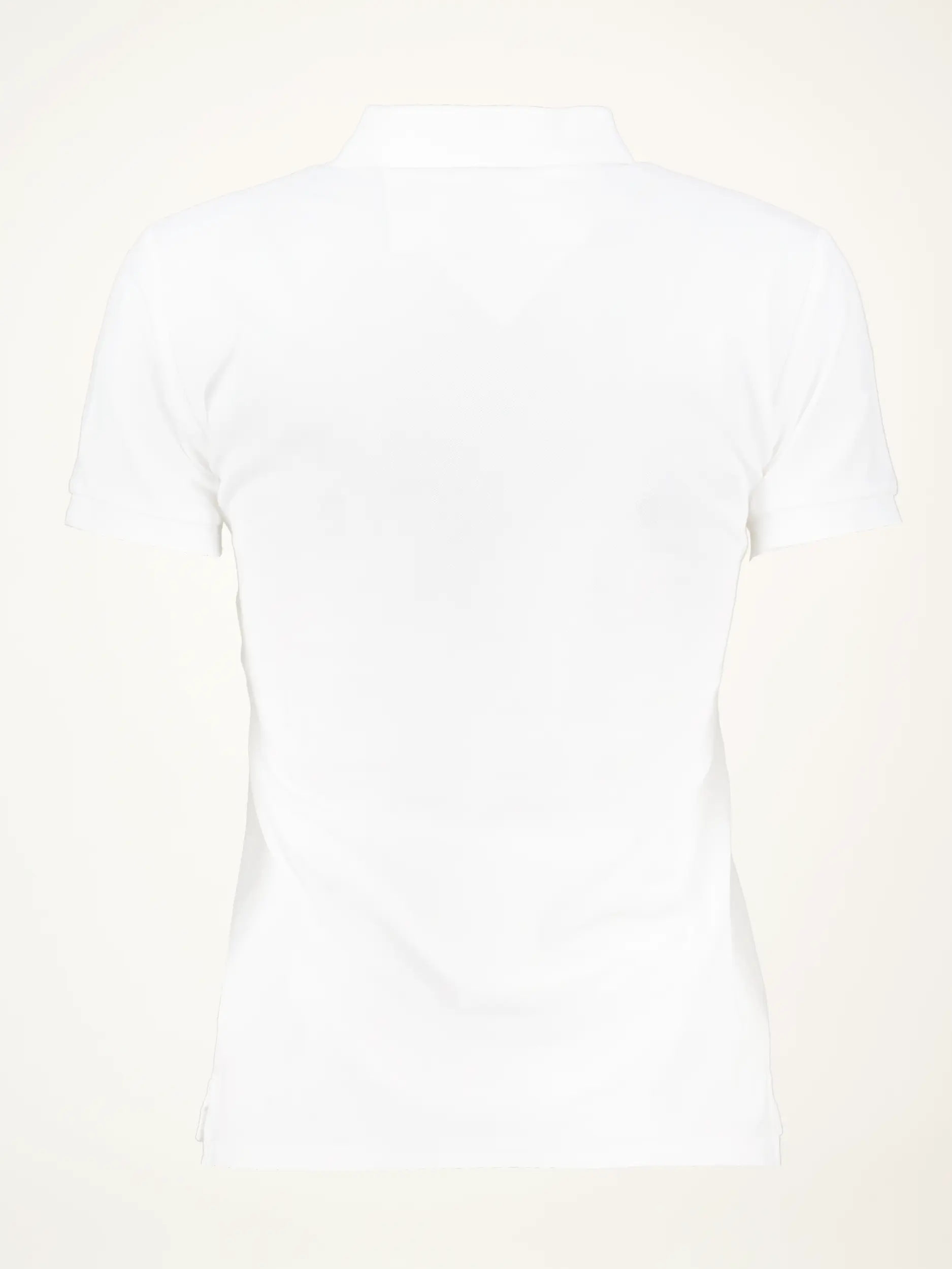 Poloshirt - Artikel Rückseite - Farbe: Weiß