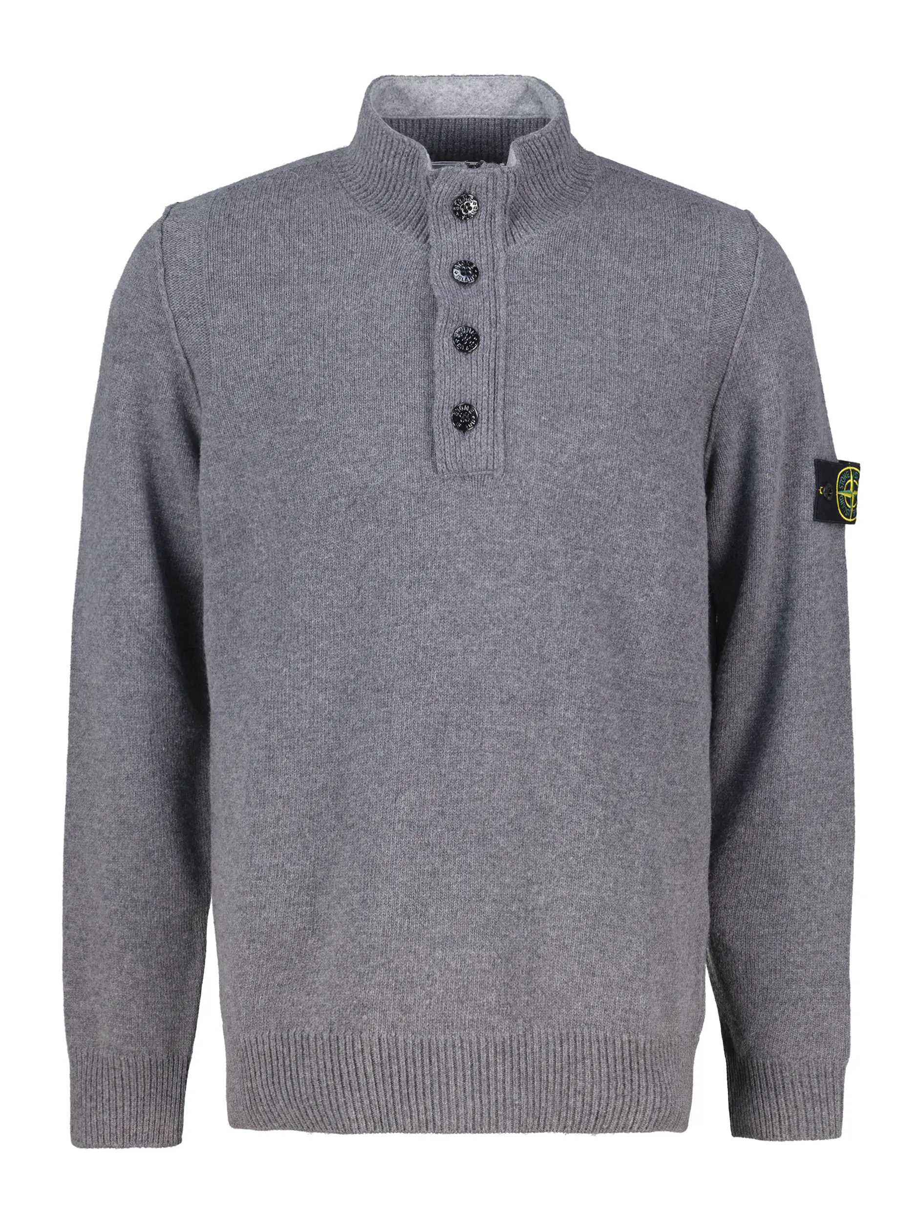 Pullover aus Woll-Mix langarm - Artikel Vorderseite - Farbe: Grau