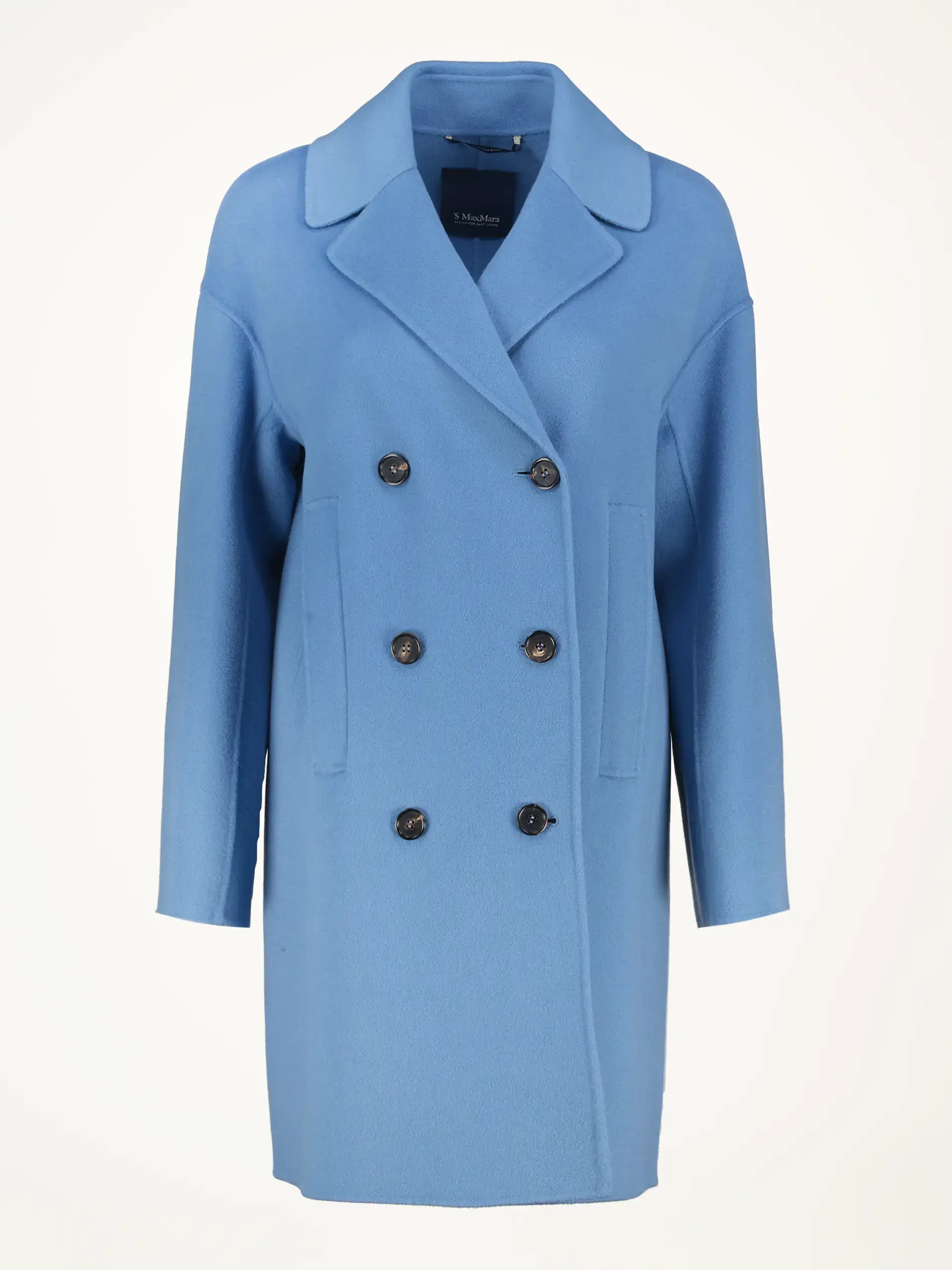 Wollmantel 'Smmeden' - Artikelansicht - Farbe: Blau