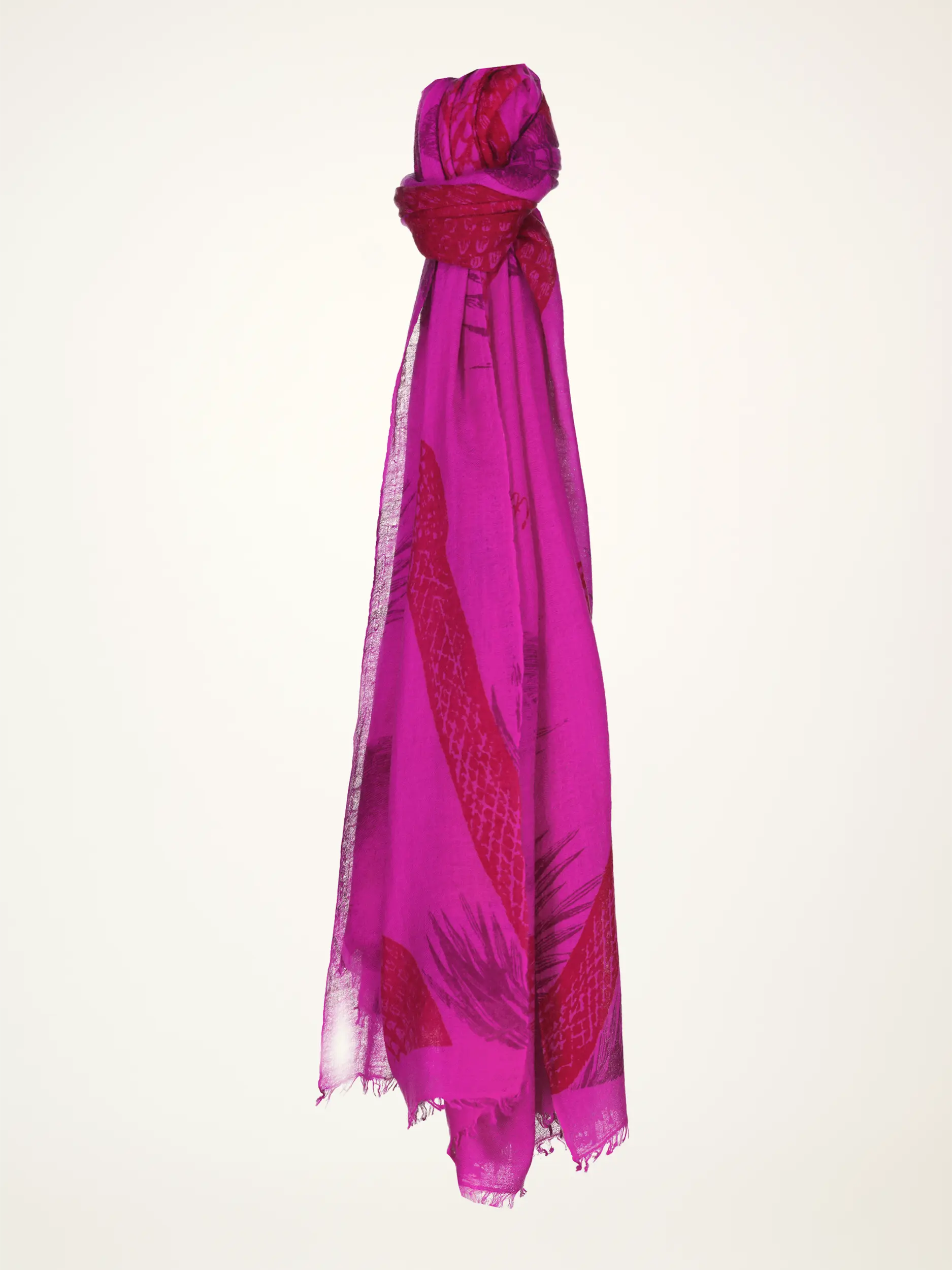 Kaschmirschal 'Garden Eden' - Artikelansicht - Farbe: Violett
