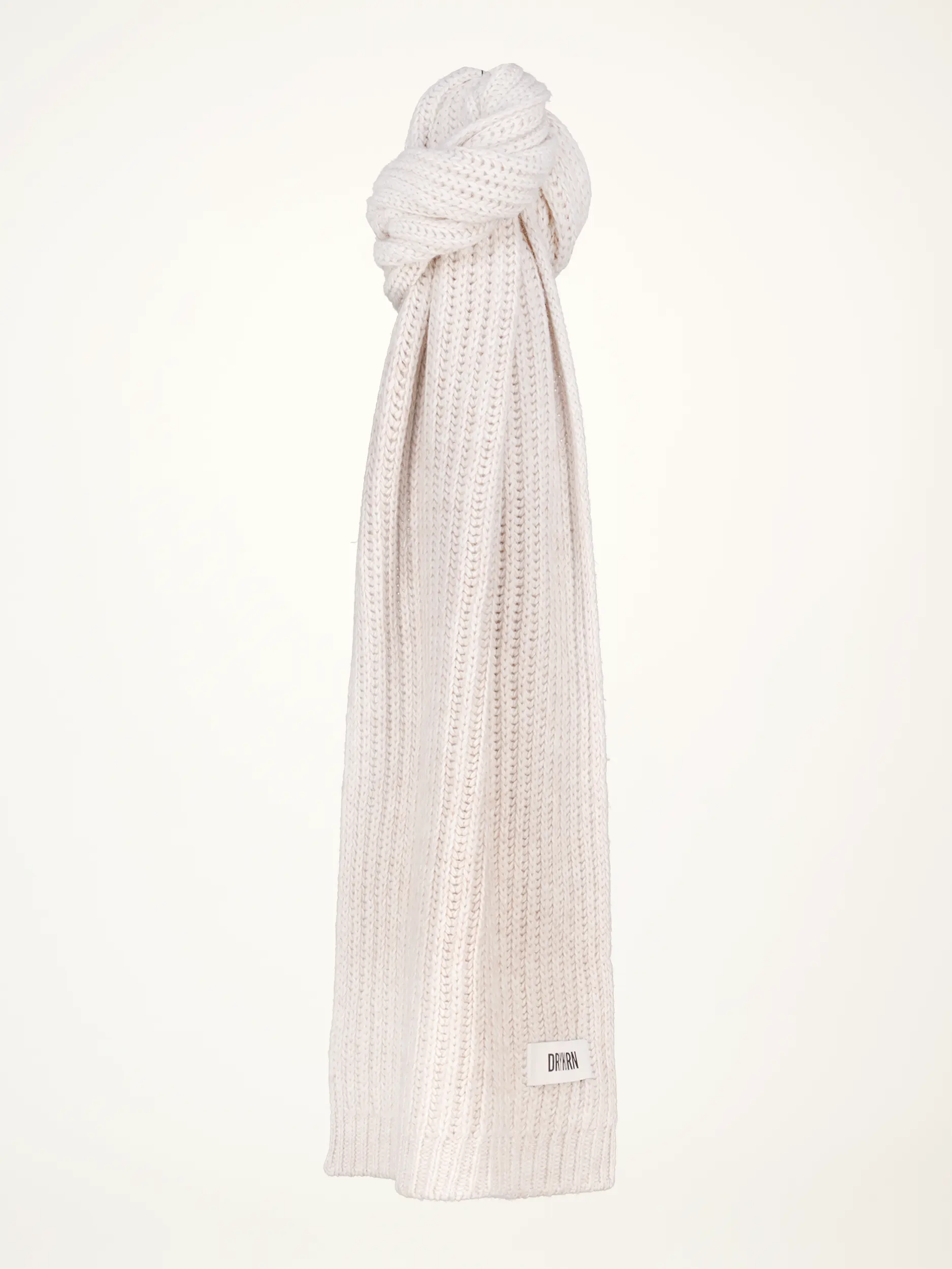 Gerippter Schal 'Cronica' - Artikelansicht - Farbe: Beige