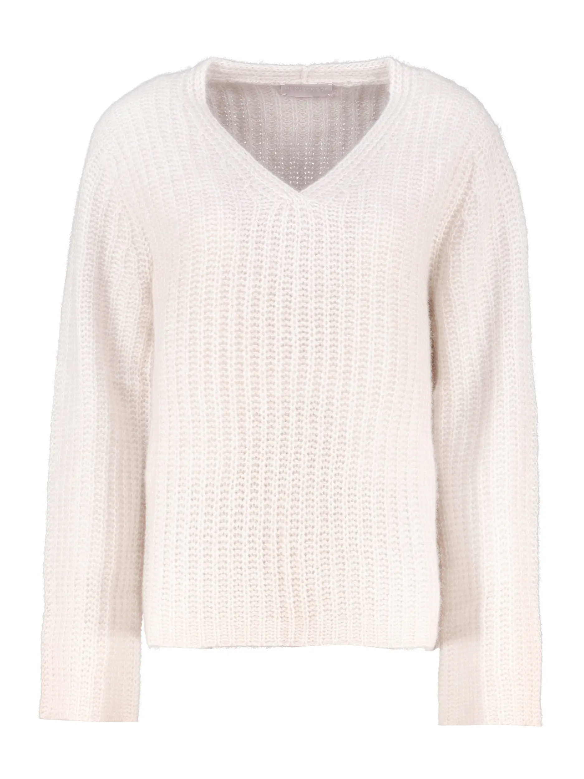 Pullover aus Kaschmir langarm - Artikel Vorderseite - Farbe: Beige
