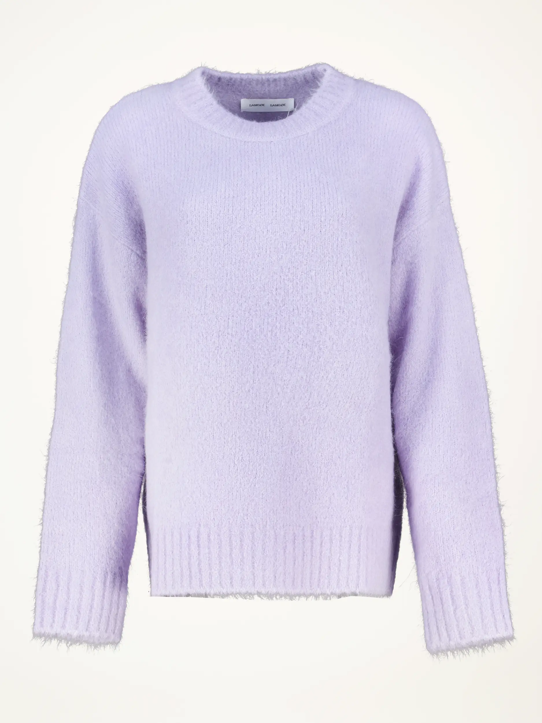 Pullover 'Sajeanne' aus Alpaka-Mix langarm - Artikelansicht - Farbe: Violett
