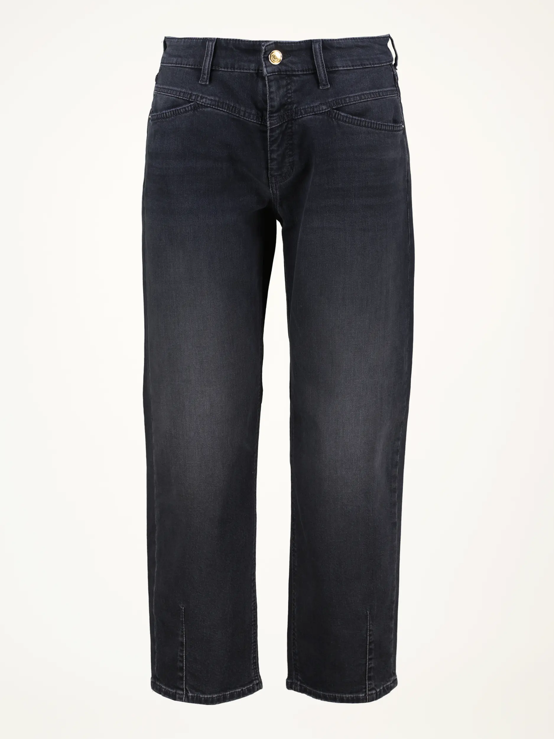 High Rise Barrel Jeans 'Eline' - Artikelansicht - Farbe: Schwarz High Rise Barrel Jeans 'Eline' - Artikelansicht - Farbe: Schwarz