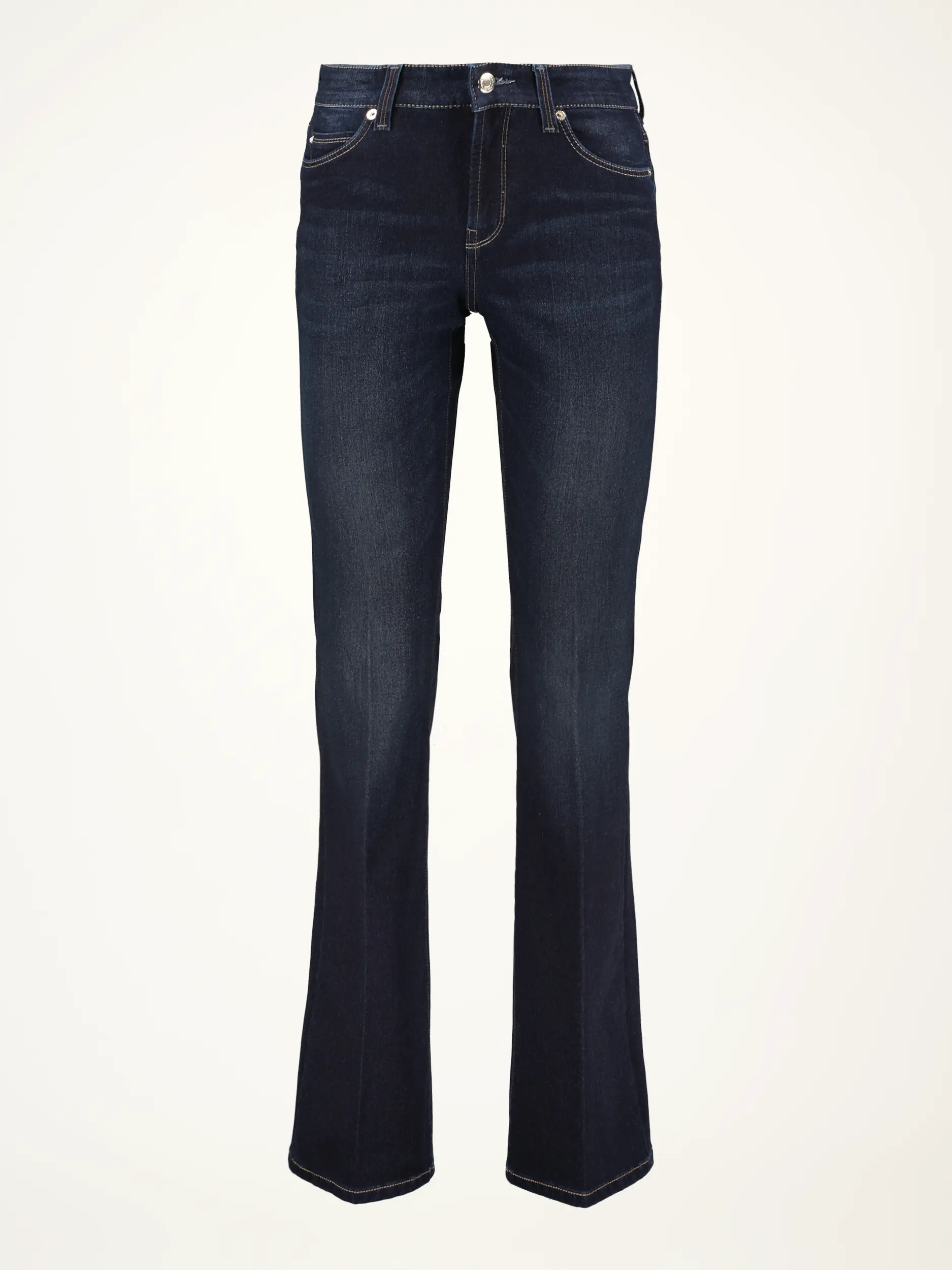 Mid Rise Flared Leg Jeans 'Paris Flared' - Artikelansicht - Farbe: Blau