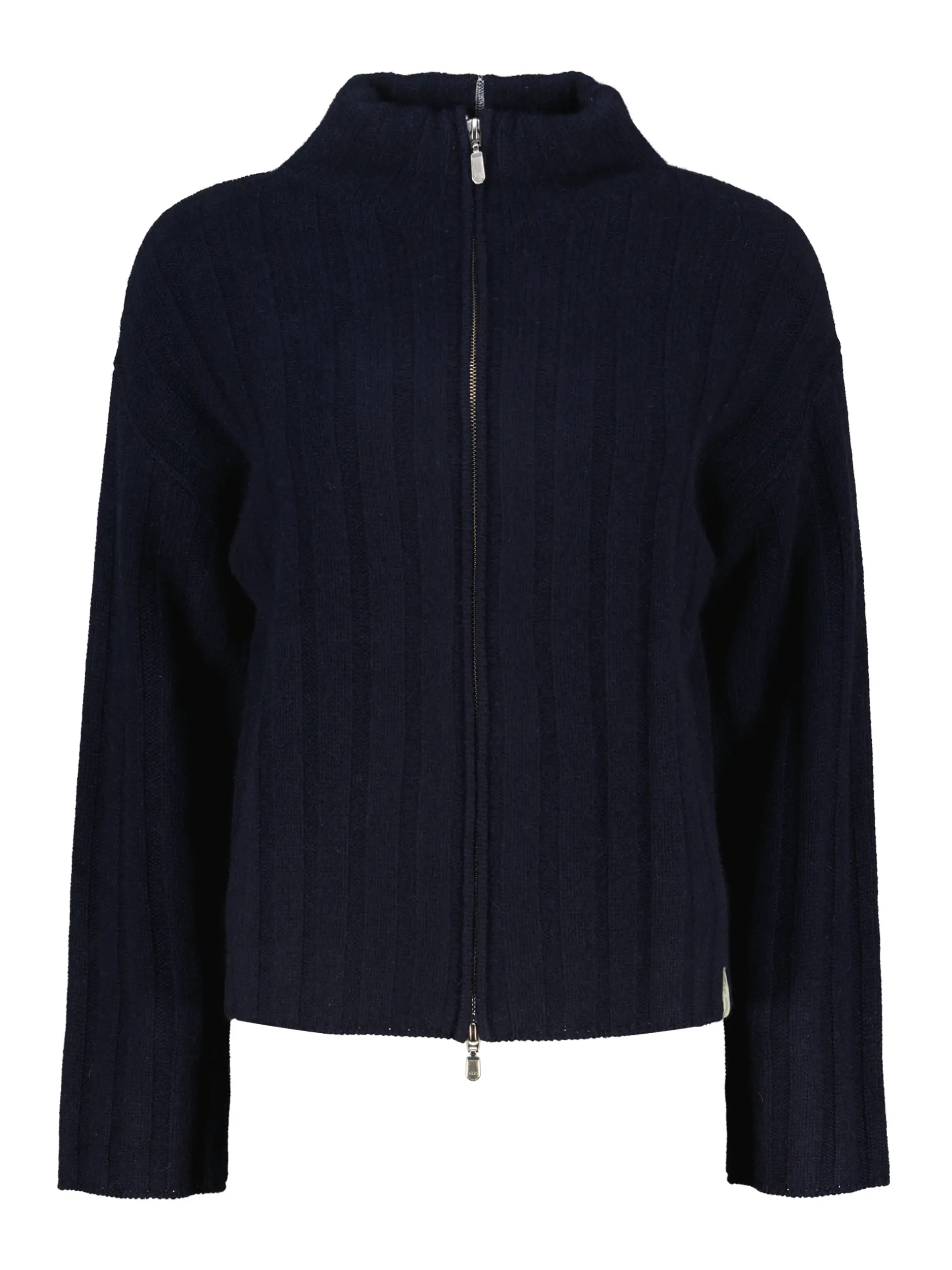 Strickjacke aus Kaschmir - Artikel Vorderseite - Farbe: Blau