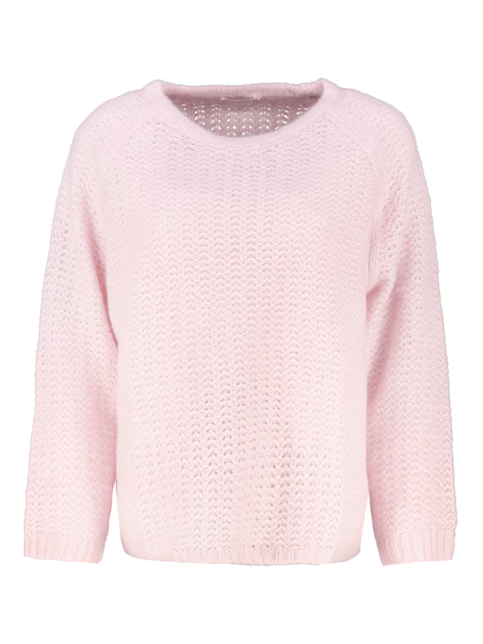 Pullover aus Kaschmir langarm - Artikel Vorderseite - Farbe: Rosa&Pink