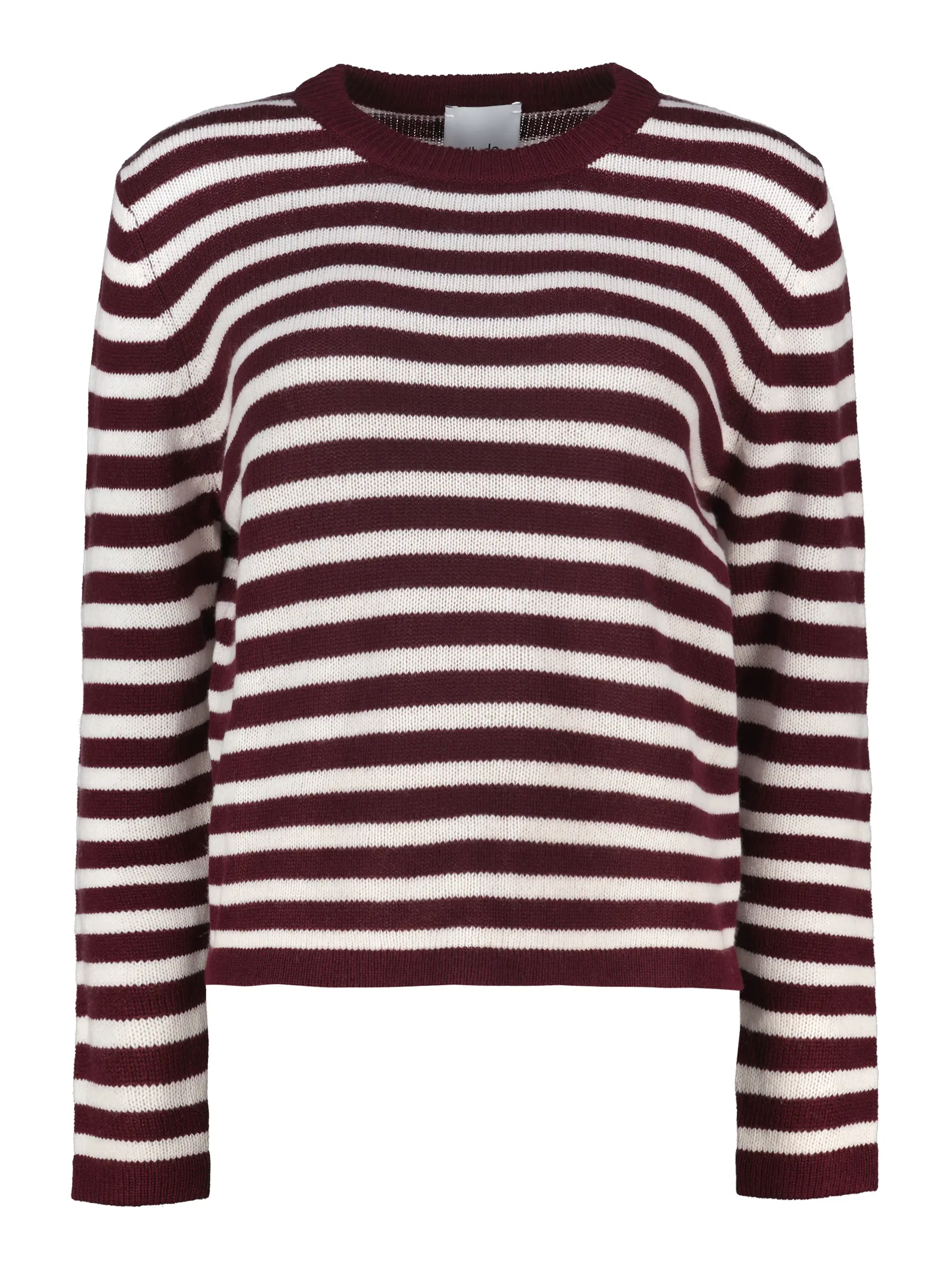 Gestreifter Pullover aus Kaschmir-Mix langarm - Artikel Vorderseite