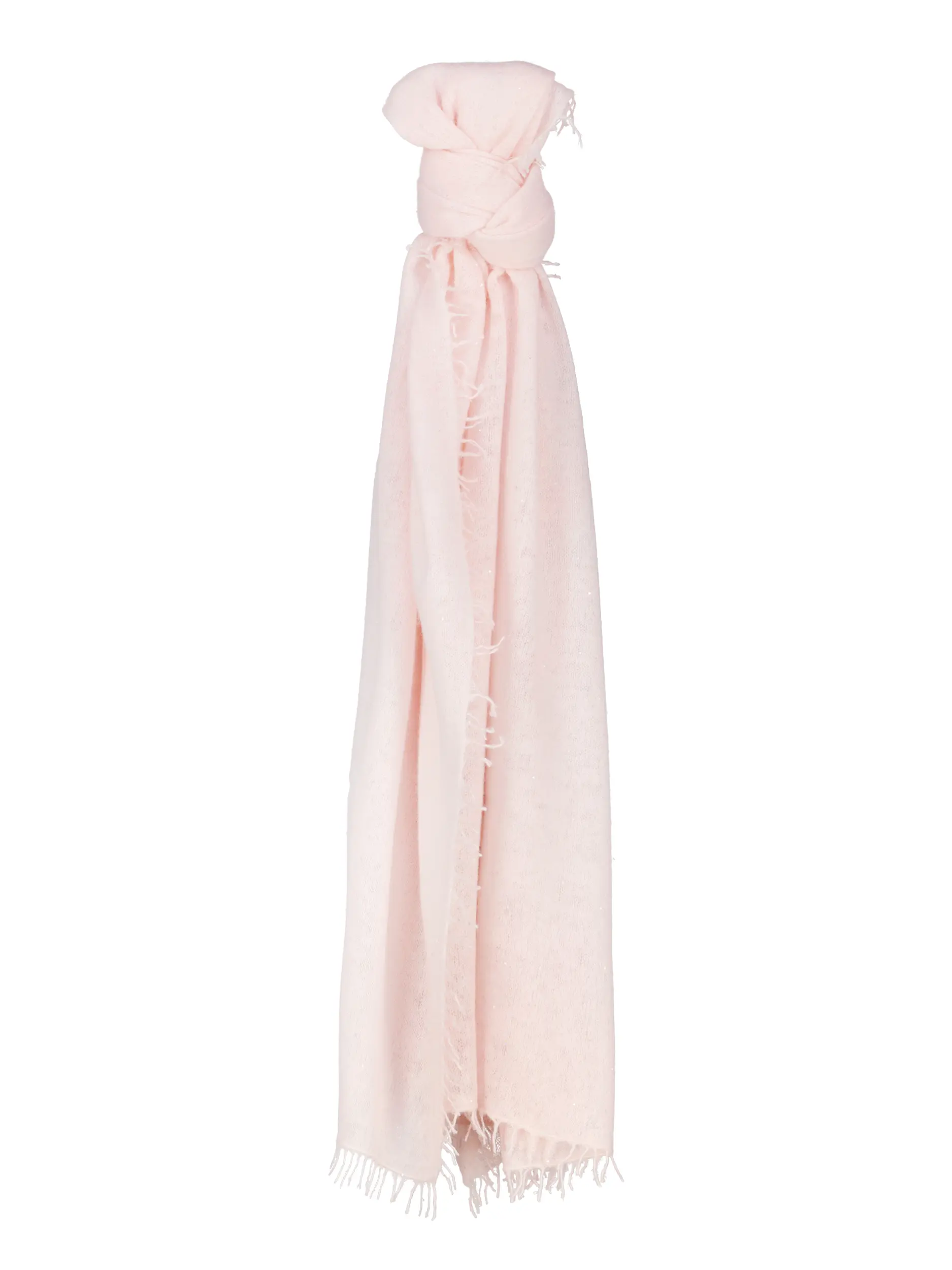 Schal mit Glitzerpailetten aus Kaschmir-Mix - Artikel Vorderseite - Farbe: Rosa&Pink