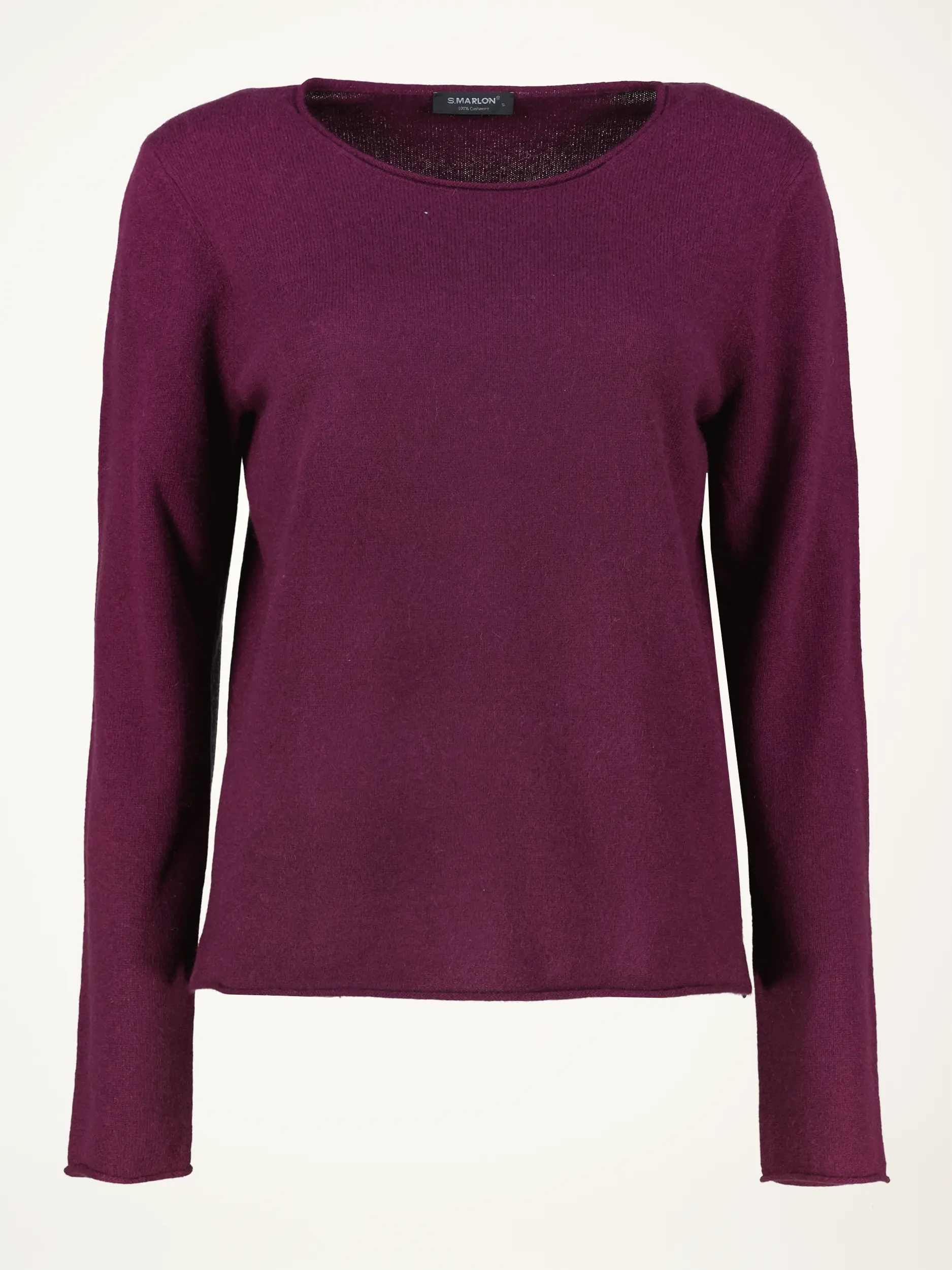 Pullover aus Kaschmir langarm - Artikelansicht - Farbe: Rot