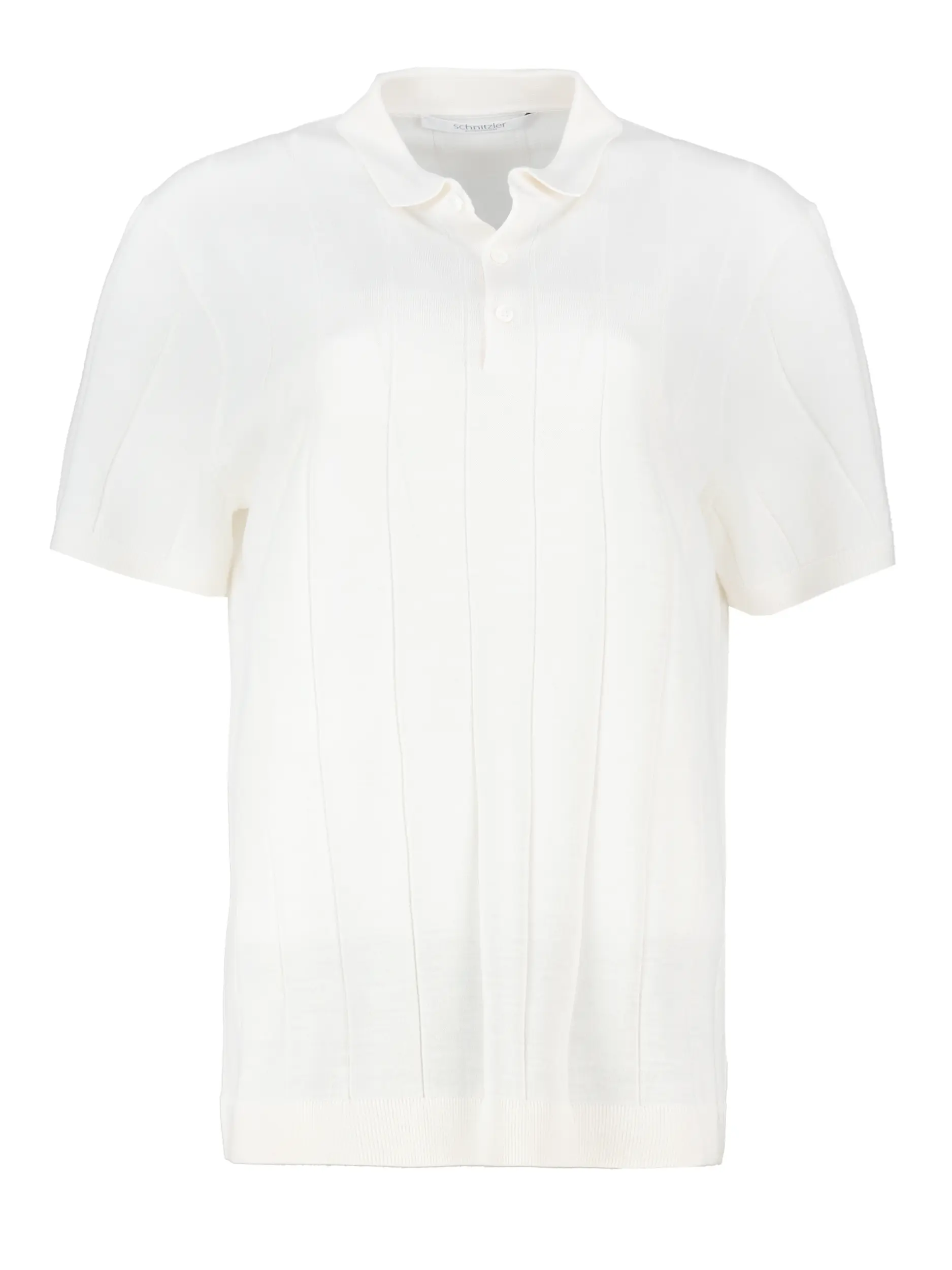 Strickpolo 'Portici' - Artikel Vorderseite - Farbe: Creme