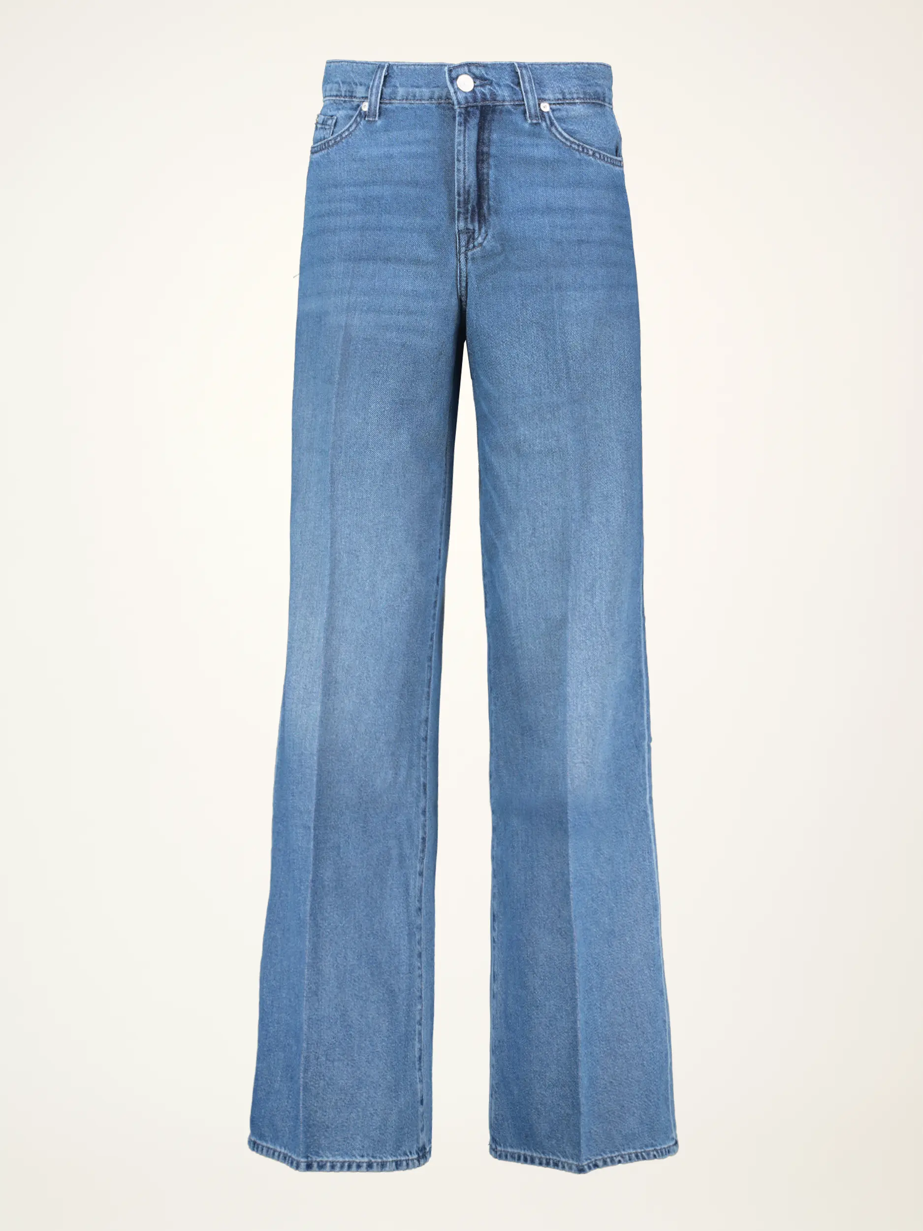 Mid Rise Wide Leg Jeans 'Lotta' - Artikelansicht - Farbe: Blau