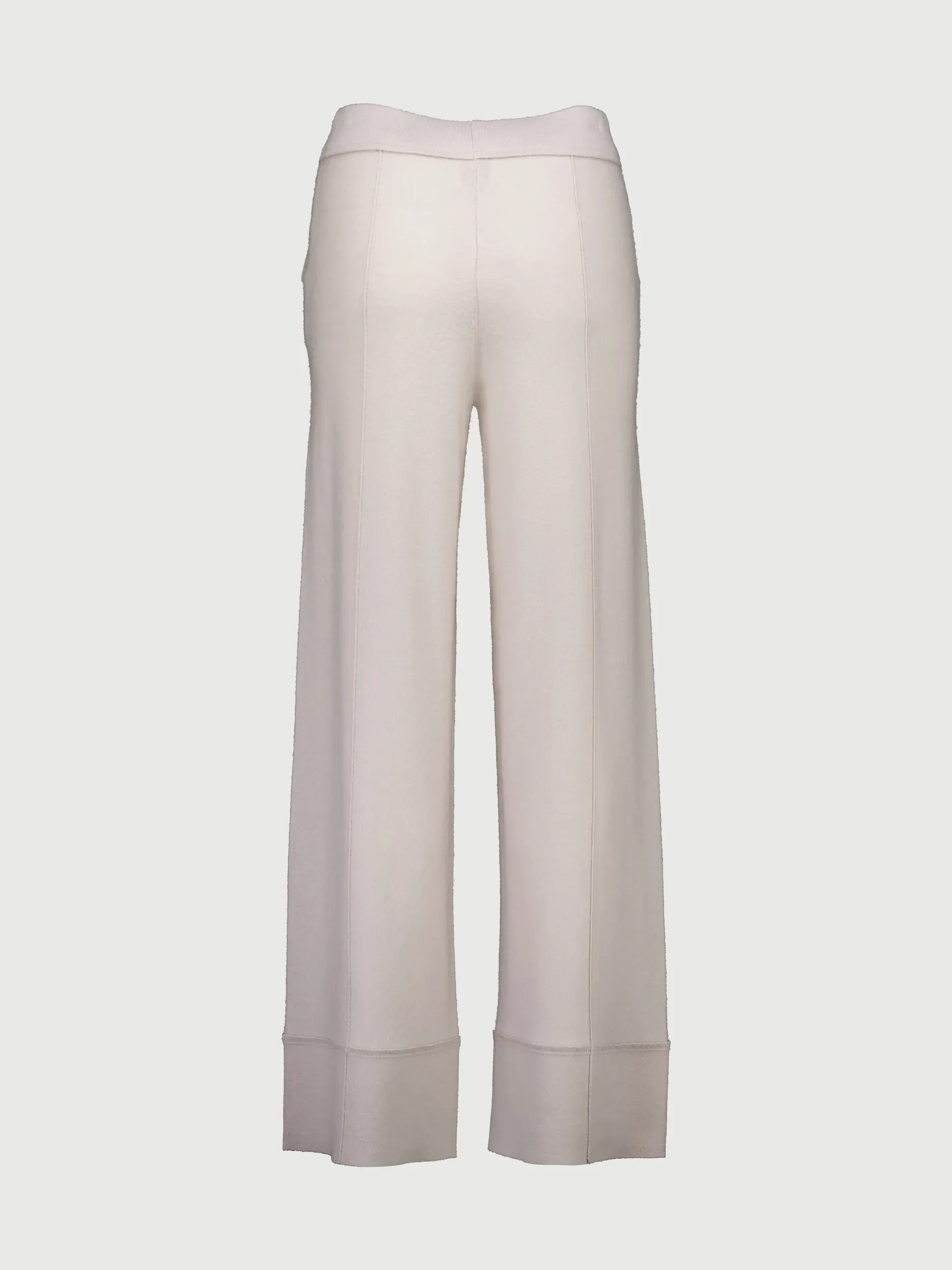 Strickhose aus Kaschmir-Mix - Artikel Rückseite - Farbe: Beige