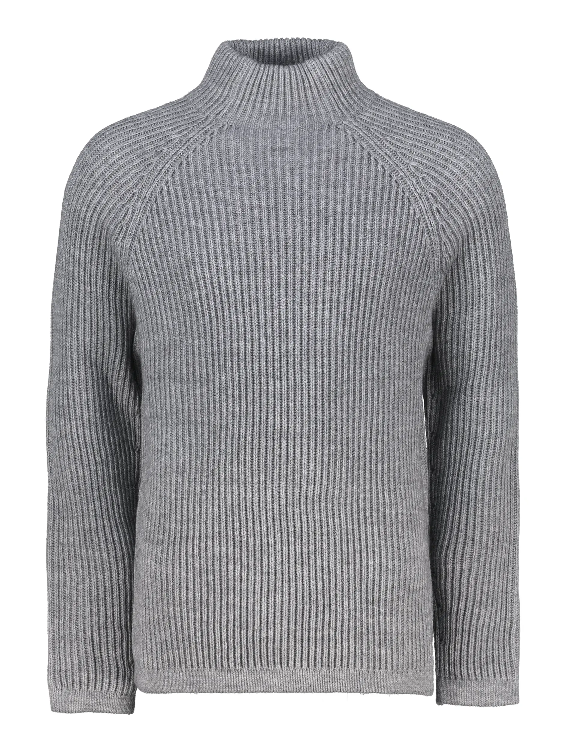 Pullover 'Arvid' aus Woll-Mix langarm - Artikel Vorderseite - Farbe: Grau