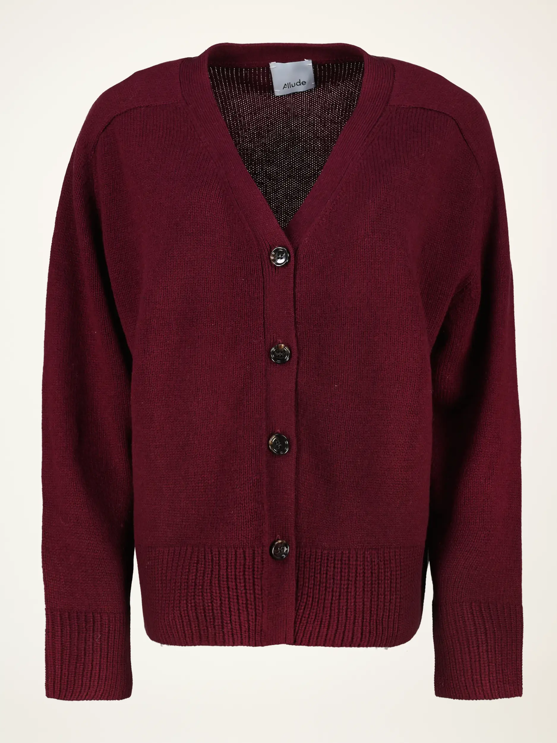 Strickjacke aus Wolle - Artikelansicht - Farbe: Rot Strickjacke aus Wolle - Artikelansicht - Farbe: Rot