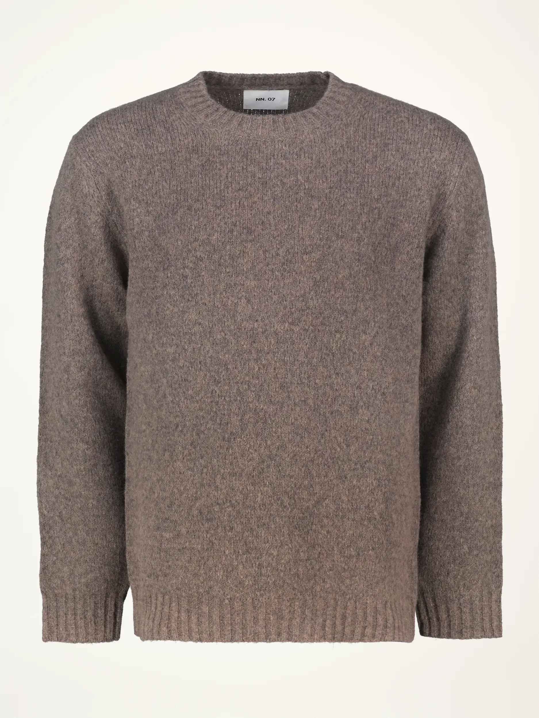 Pullover 'Lee' aus Merinowoll-Mix langarm - Artikelansicht - Farbe: Braun