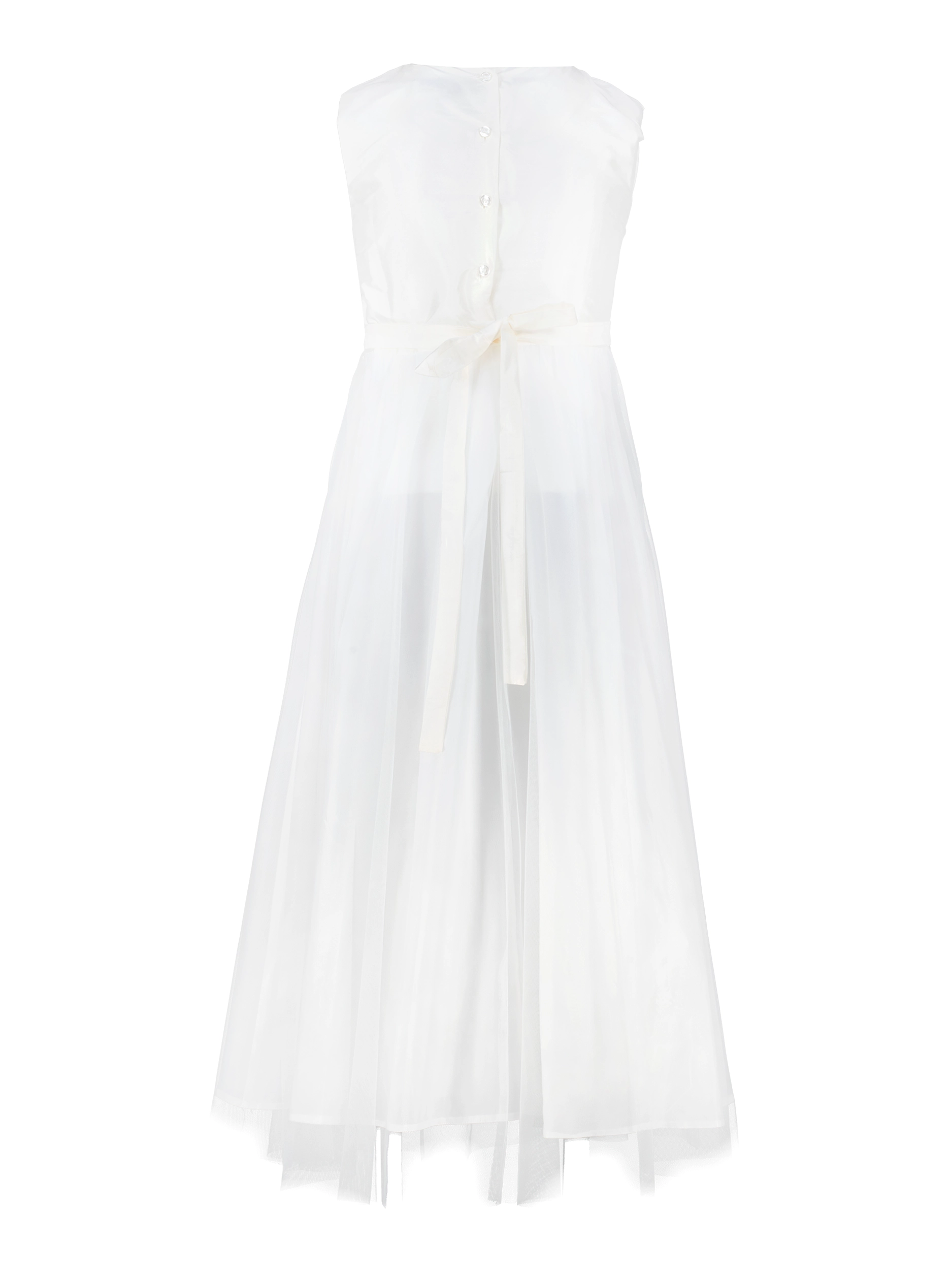 Mädchen Kommunionkleid  - Artikel Rückseite - Farbe: Creme