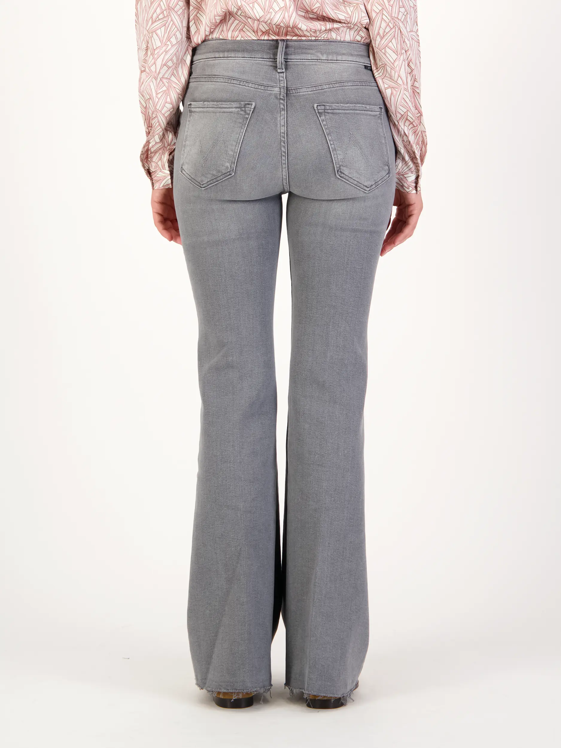 Mid Rise Flared Leg Jeans 'The Doozy Sneak' - Artikelansicht - Farbe: Grau