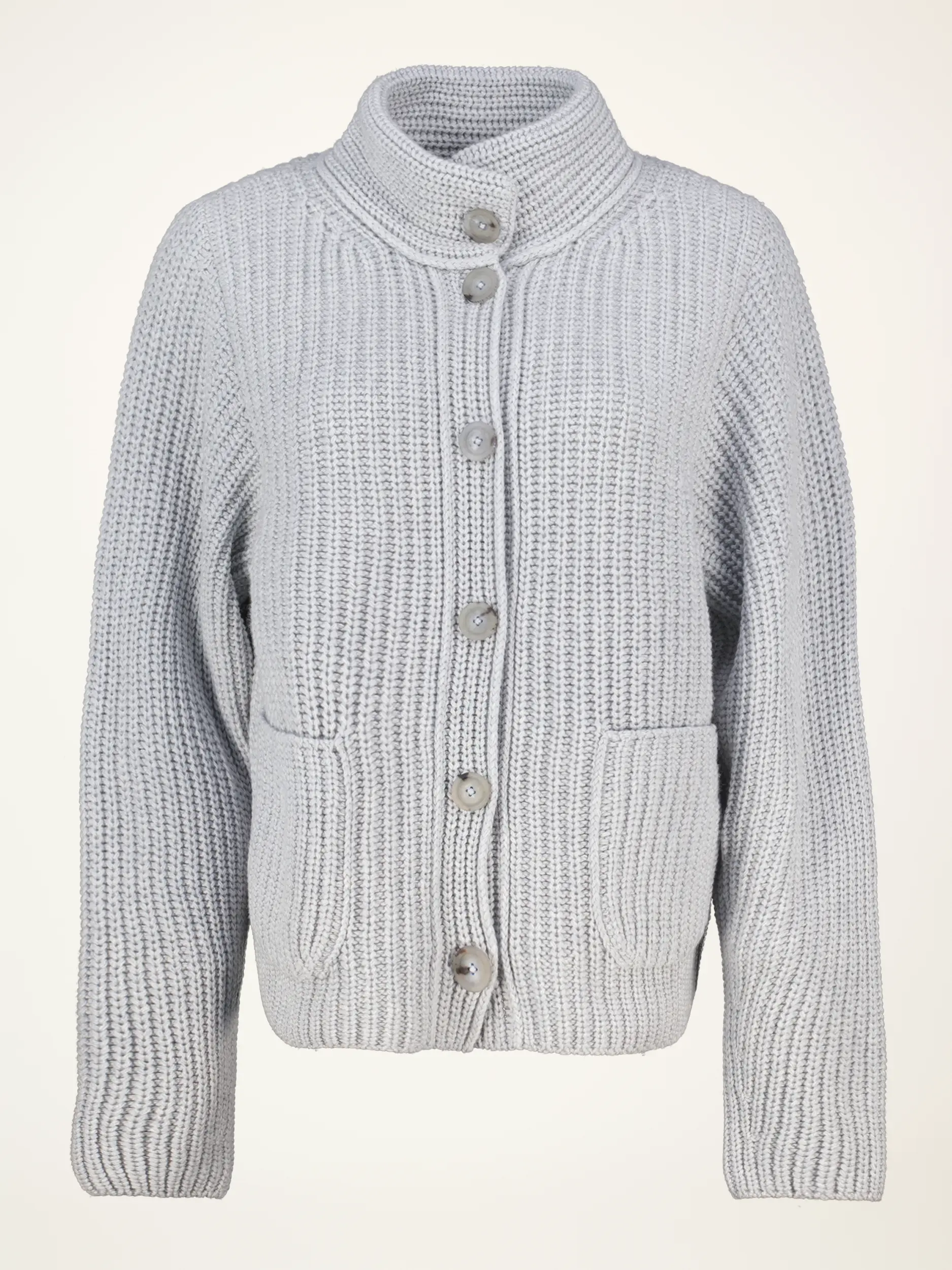 Strickjacke 'Amarilla' aus Kaschmir - Artikelansicht - Farbe: Grau