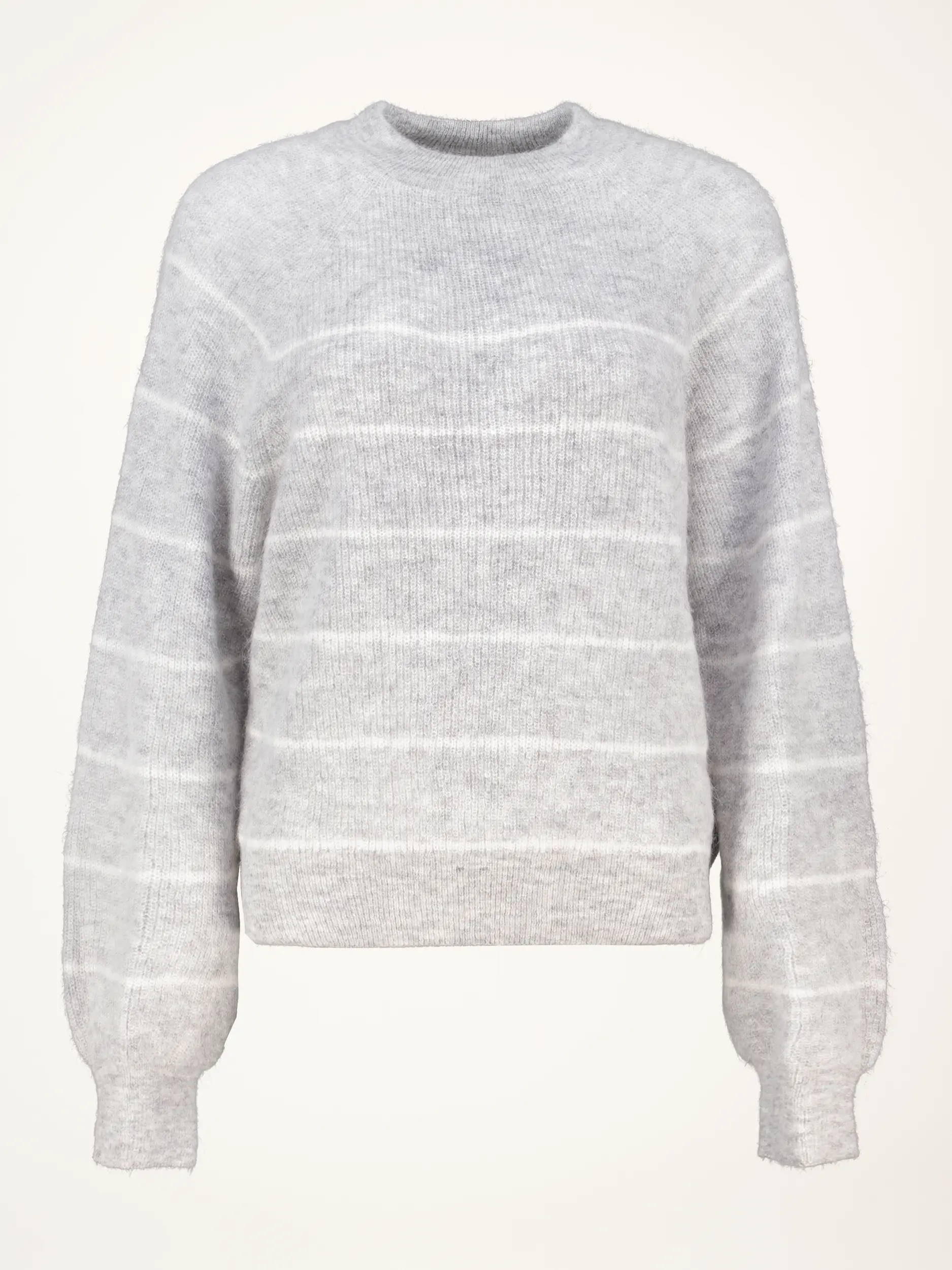 Pullover 'Larelya' aus Alpaka-Mix langarm - Artikelansicht - Farbe: Grau