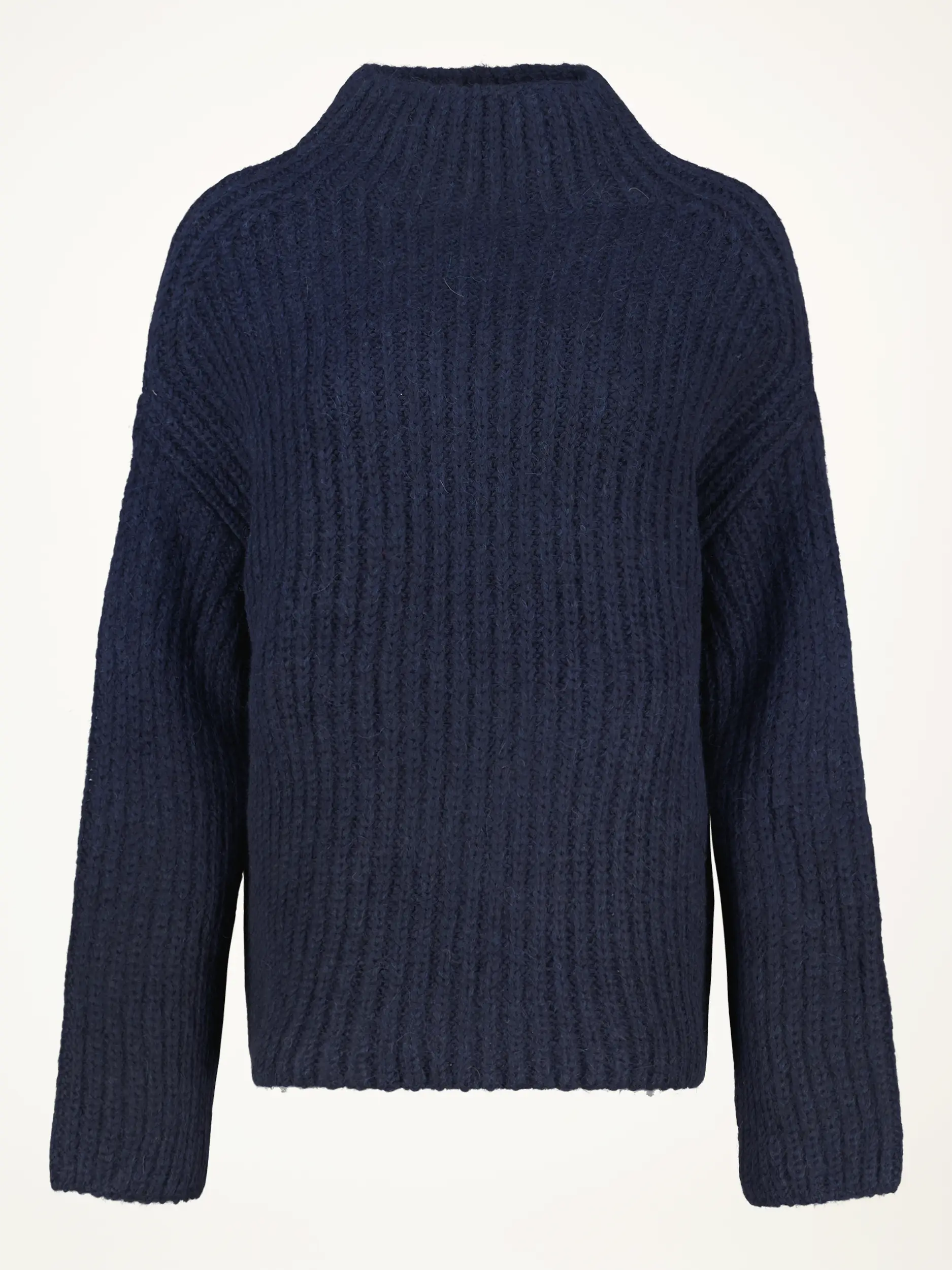 Pullover aus Alpaka langarm - Artikelansicht - Farbe: Blau Pullover aus Alpaka langarm - Artikelansicht - Farbe: Blau